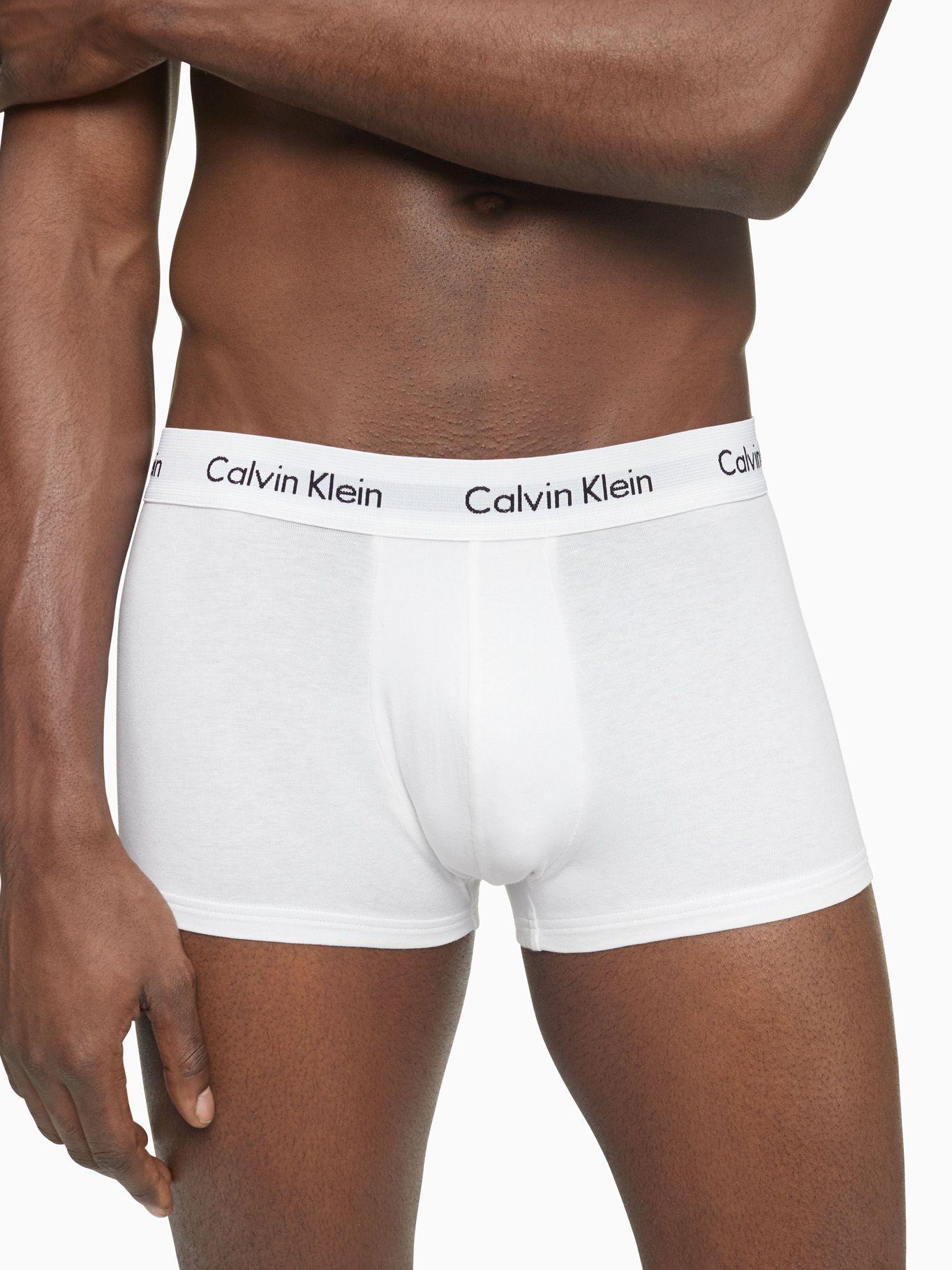 Paquete de 3 bóxers de tiro bajo Blanco Calvin Klein-3