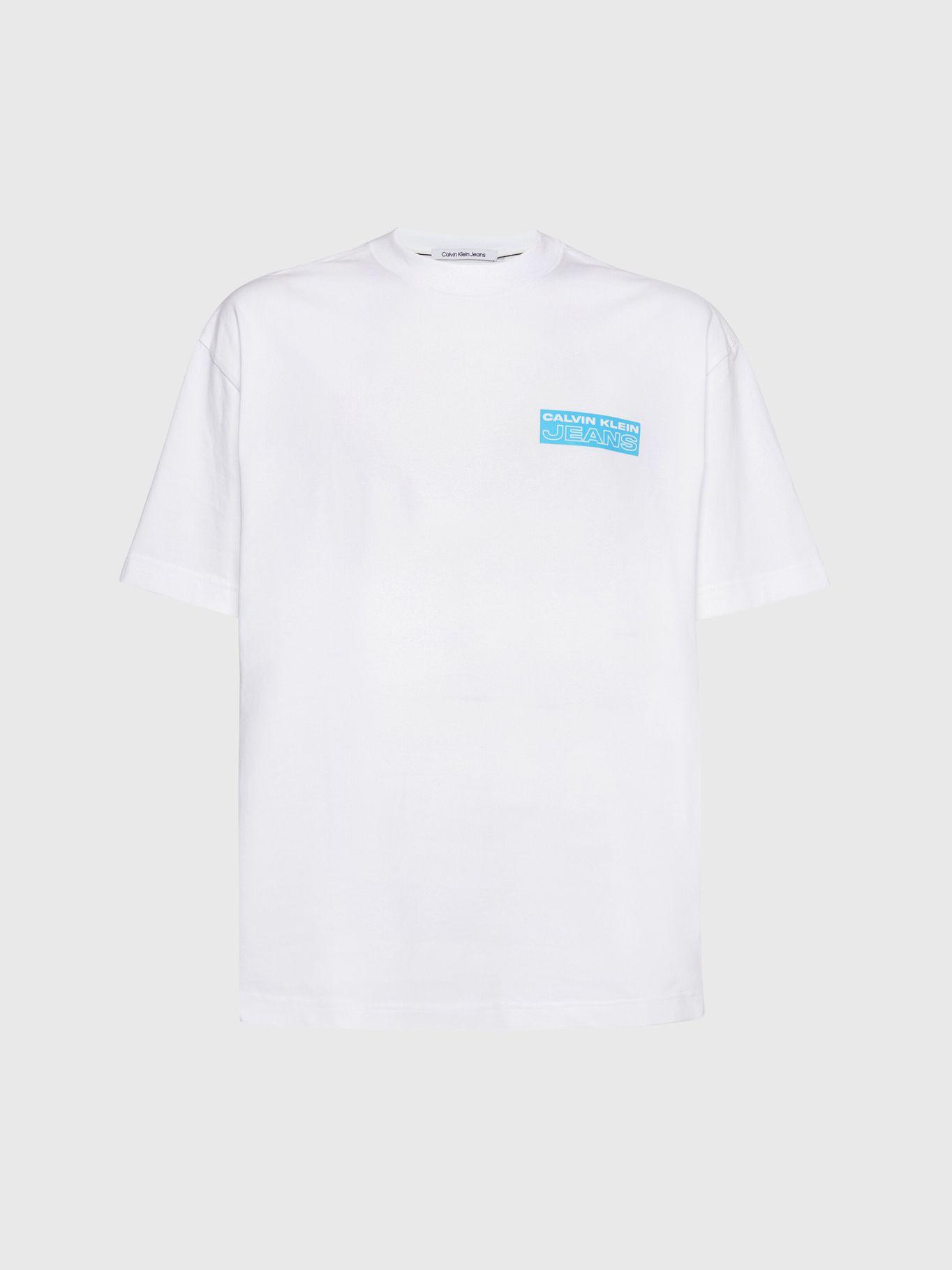 Polera Oversized Stacked Blanco Calvin Klein-4