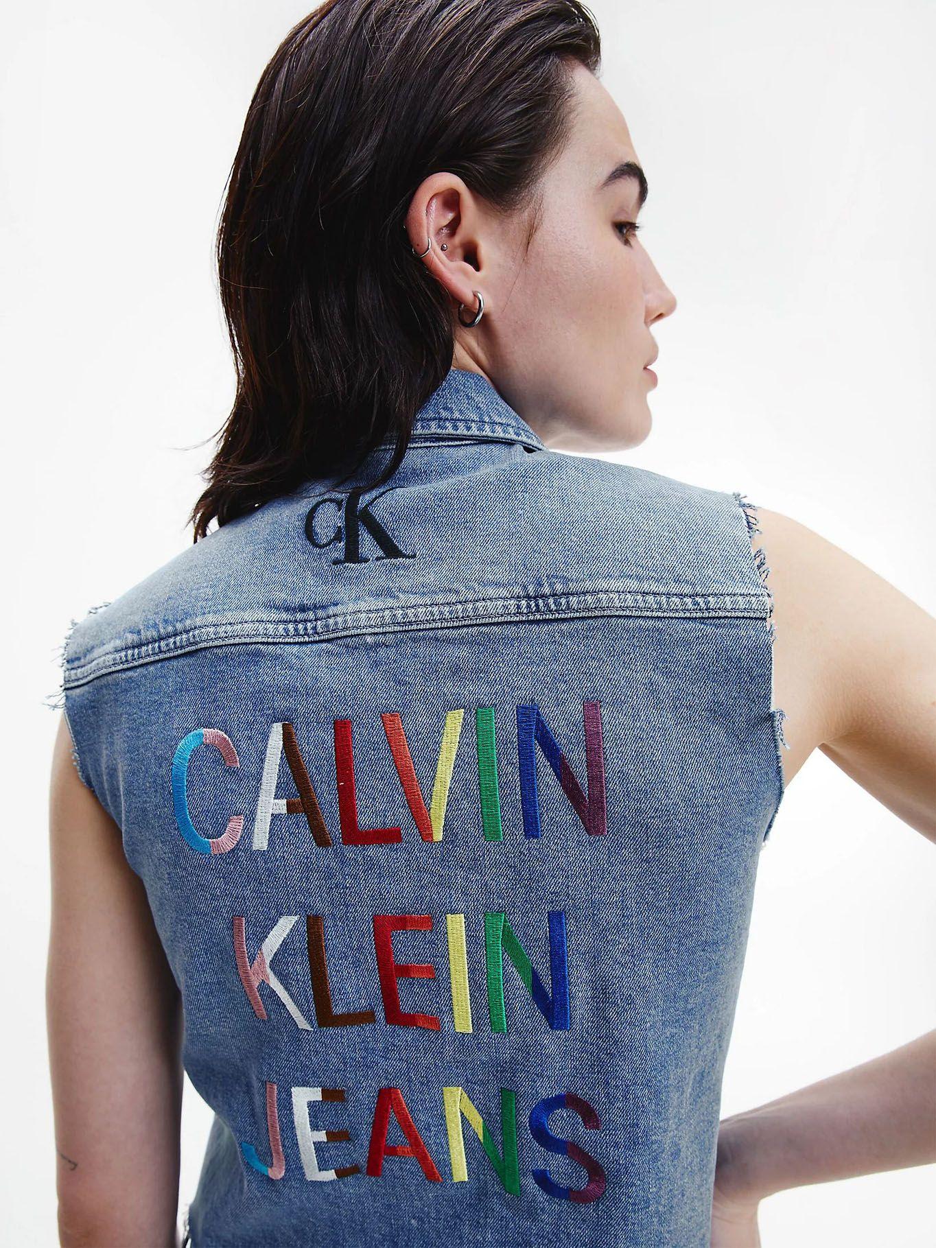 Chaqueta Sin Mangas Pride Azul Calvin Klein-3