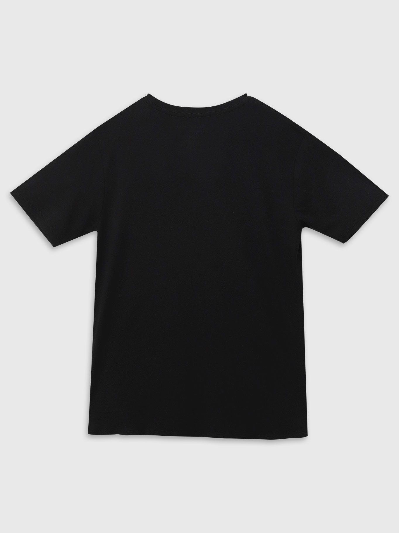 Polera Niño Centered Negro Calvin Klein-1