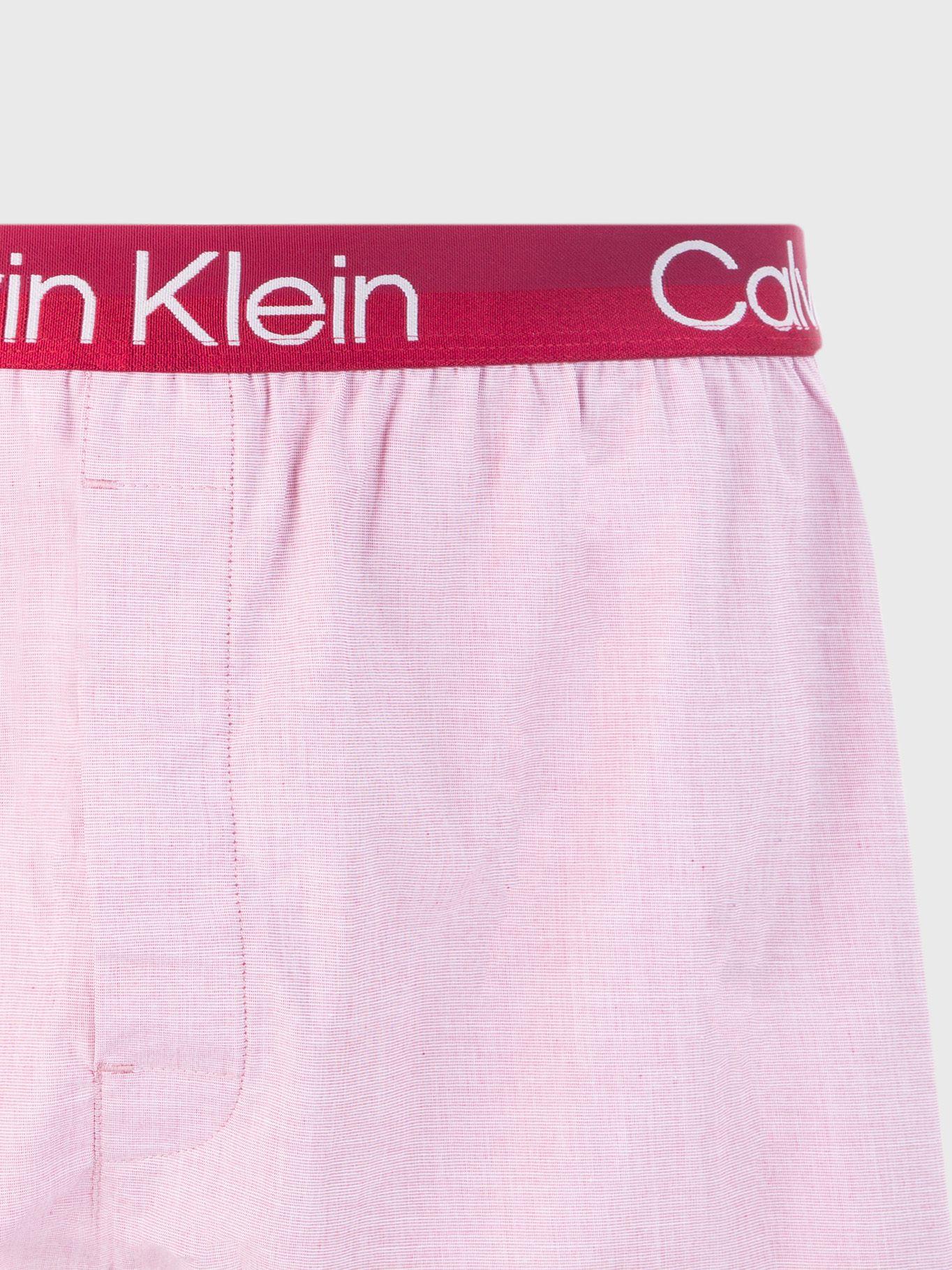 Boxer Tela Structure Rosa Calvin Klein-3