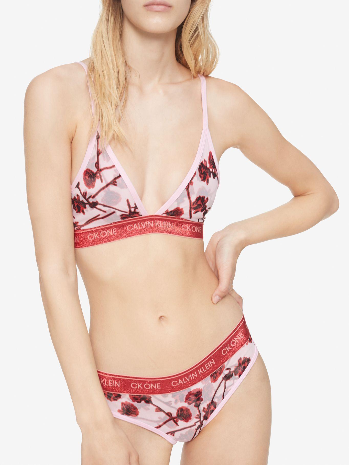 Bralette Glitter Rosa Calvin Klein-2