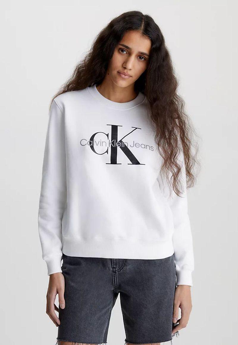 Polerón Core Monogram Blanco Calvin Klein-0