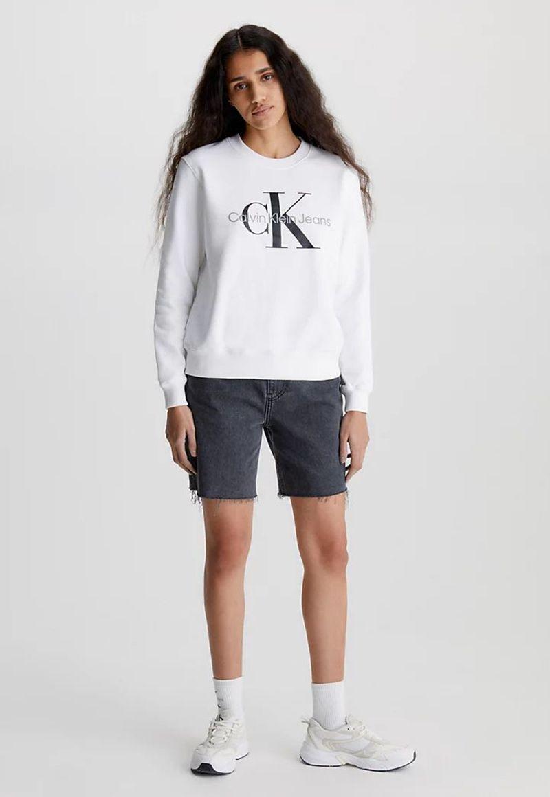 Polerón Core Monogram Blanco Calvin Klein-1