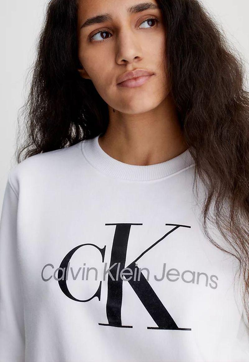 Polerón Core Monogram Blanco Calvin Klein-3