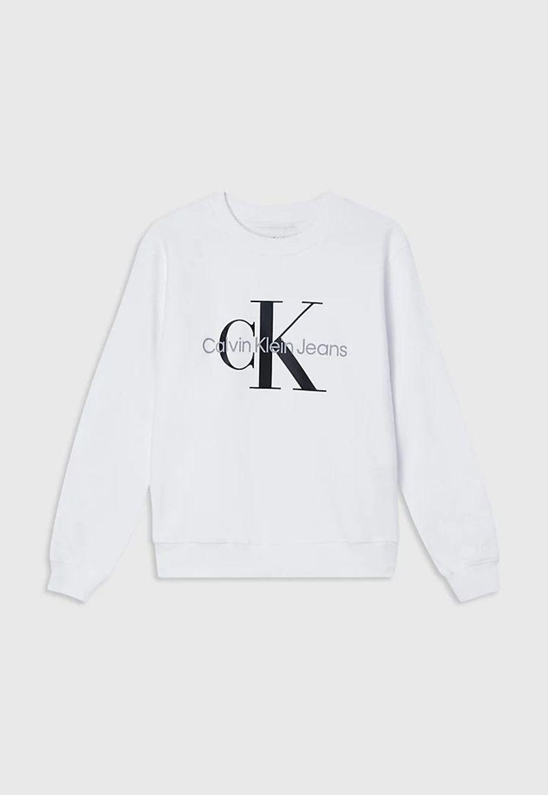 Polerón Core Monogram Blanco Calvin Klein-4
