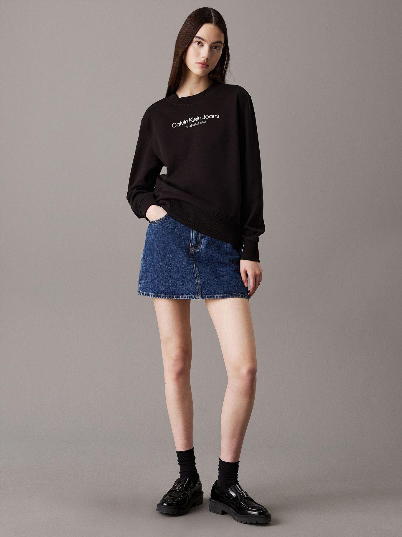 Polerón Institutional Graphic Negro Calvin Klein-1