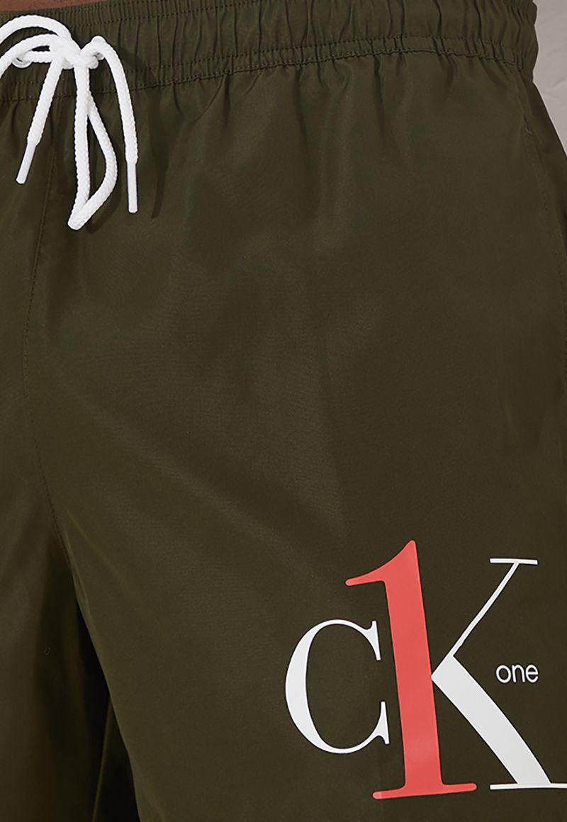 Traje de Baño Medium Drawstring Verde Calvin Klein-2