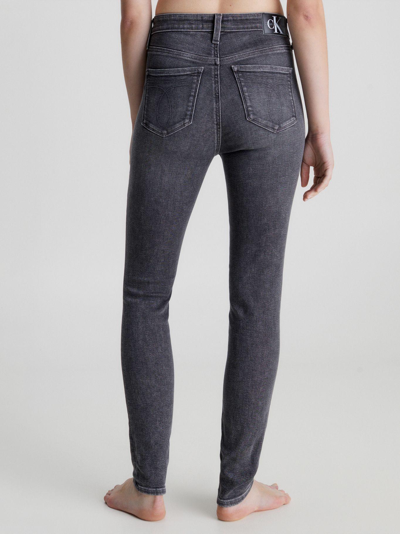 Jeans High Rise Skinny Negro Calvin Klein-2