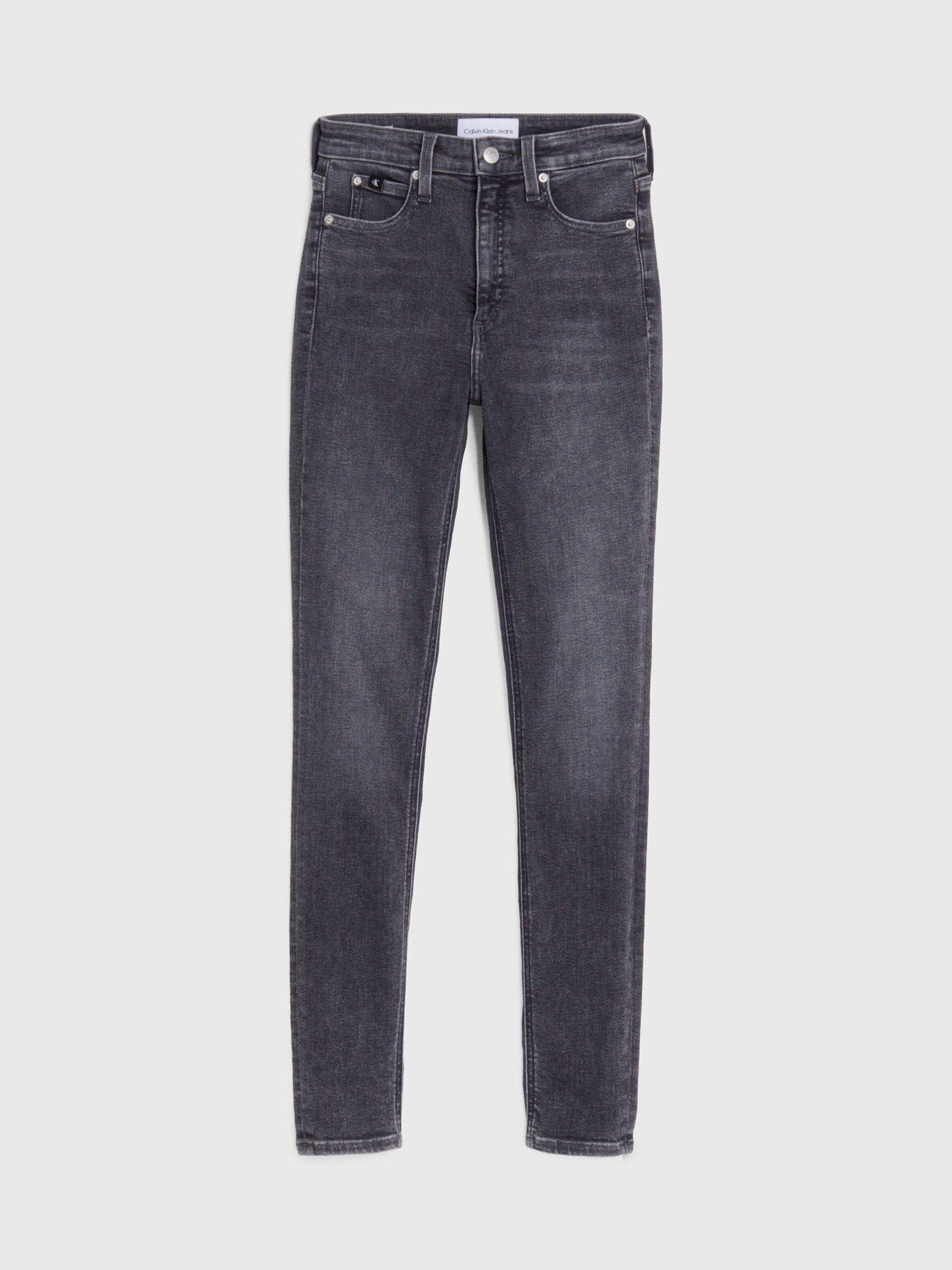 Jeans High Rise Skinny Negro Calvin Klein-4