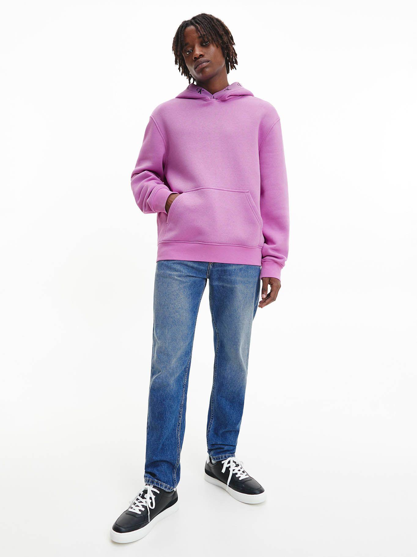 Sudadera relaxed con capucha y logo Violeta Calvin Klein-1