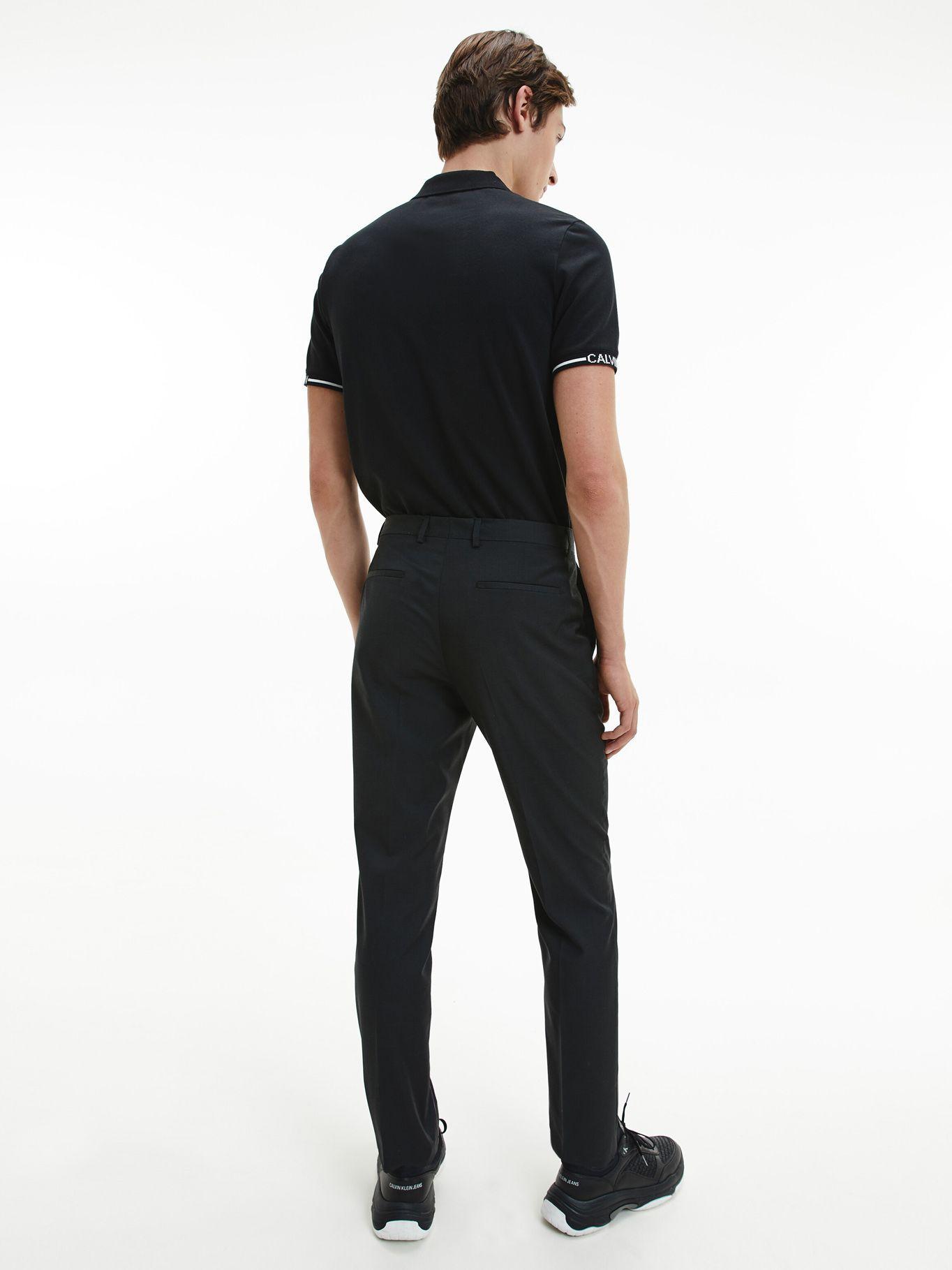 Polo Logo Cuff Negro Calvin Klein-1