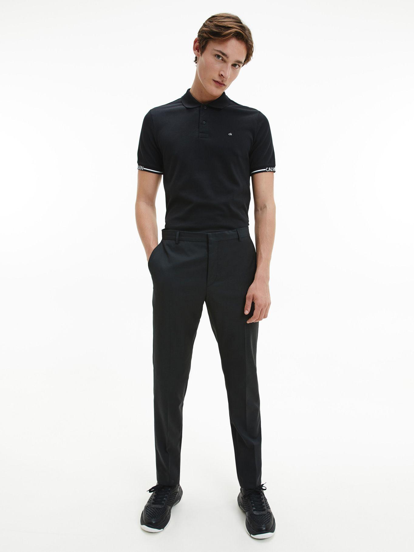 Polo Logo Cuff Negro Calvin Klein-0
