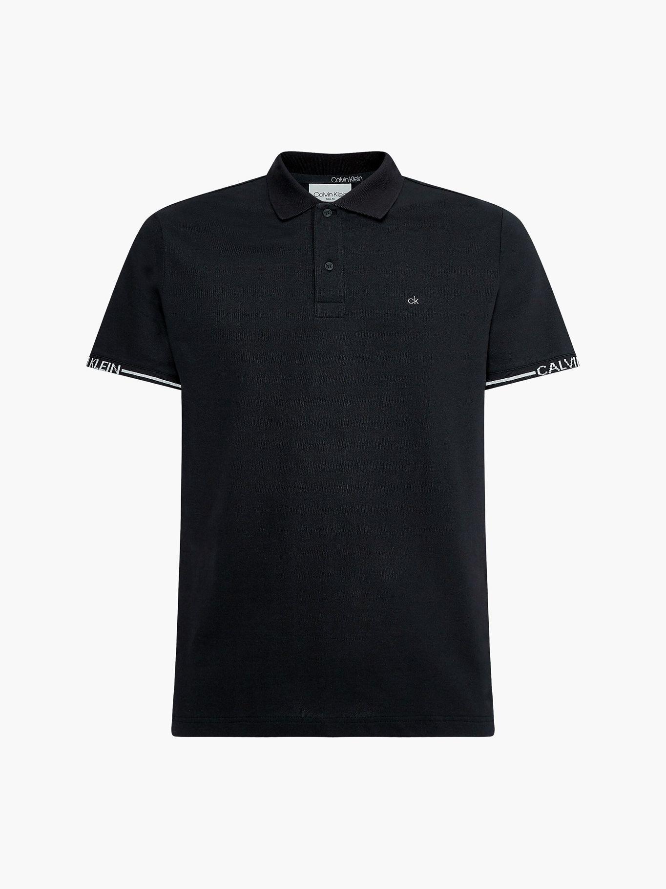 Polo Logo Cuff Negro Calvin Klein-4