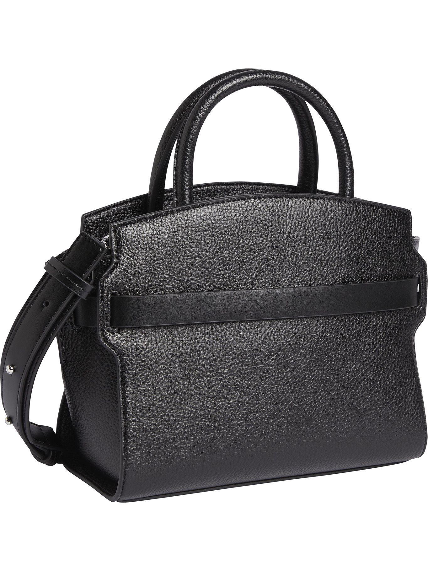Cartera Satchel Ck Code Negro Calvin Klein-1