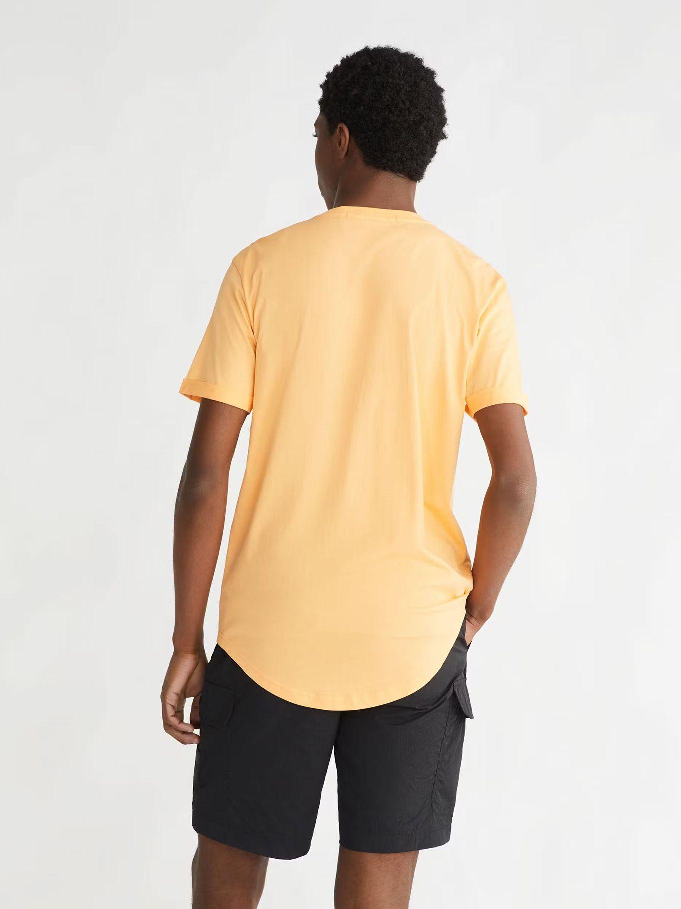 Polera Badge Round Naranja Calvin Klein-2