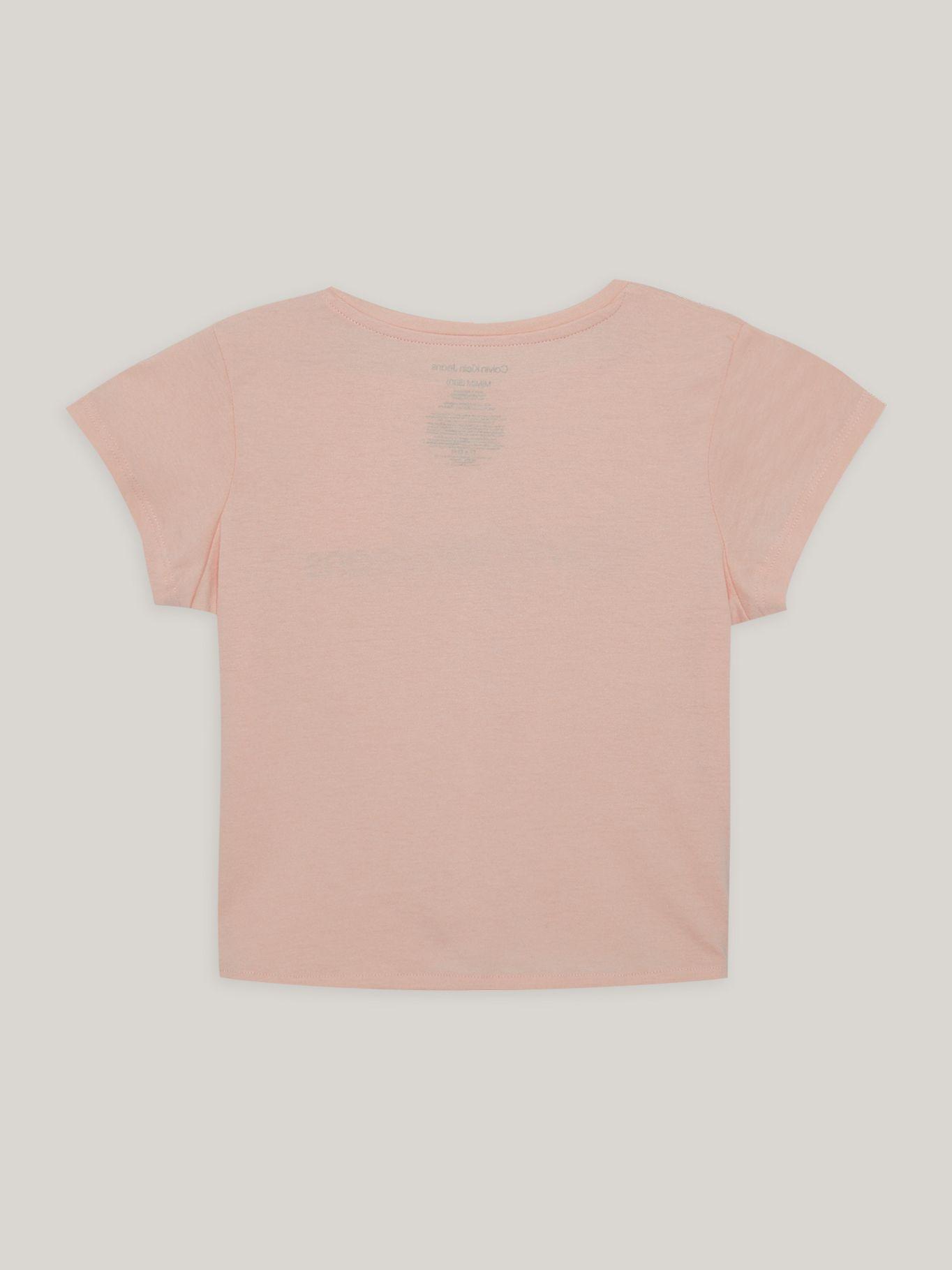 Polera Niña Shiny Overlay Rosado Calvin Klein-1