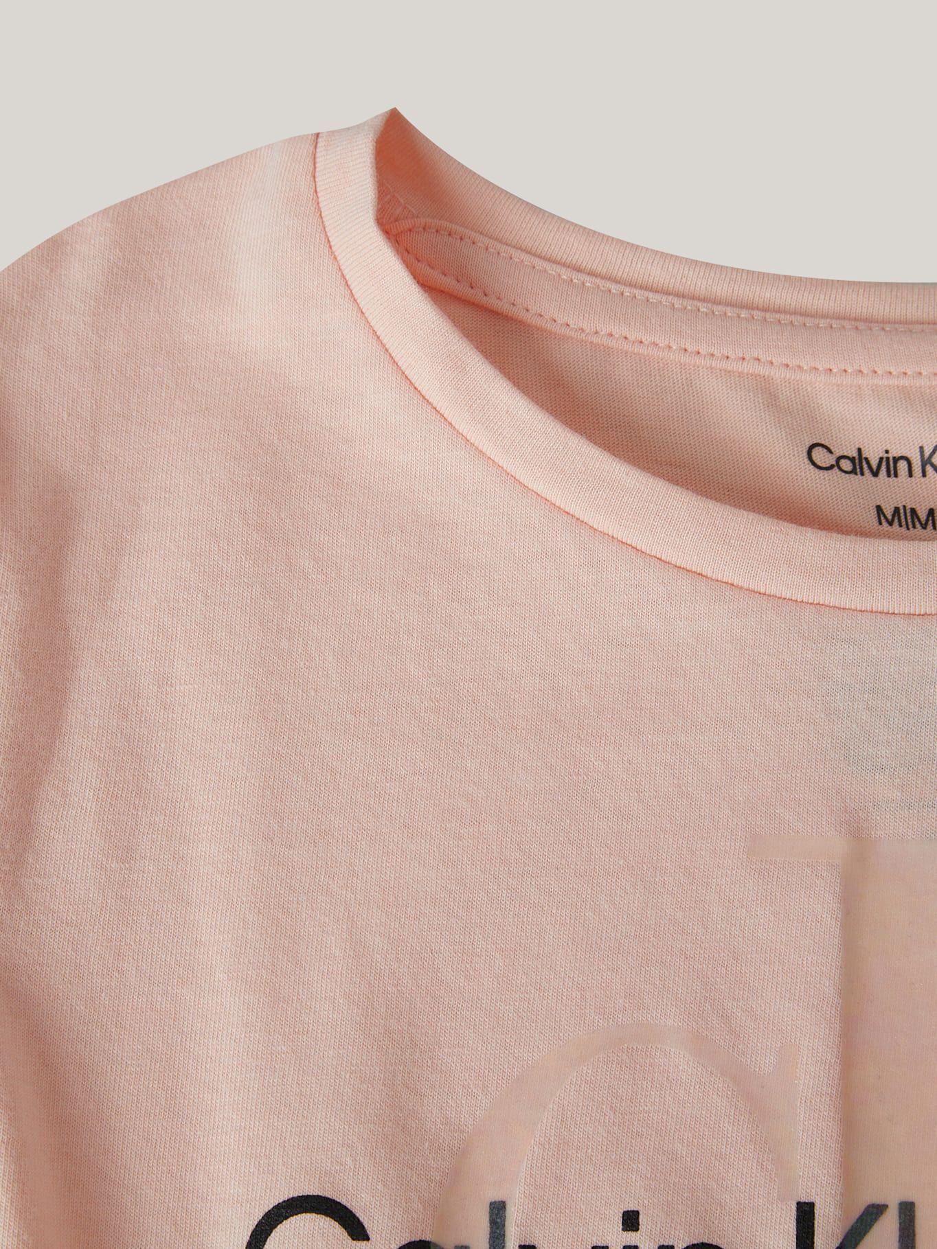 Polera Niña Shiny Overlay Rosado Calvin Klein-3