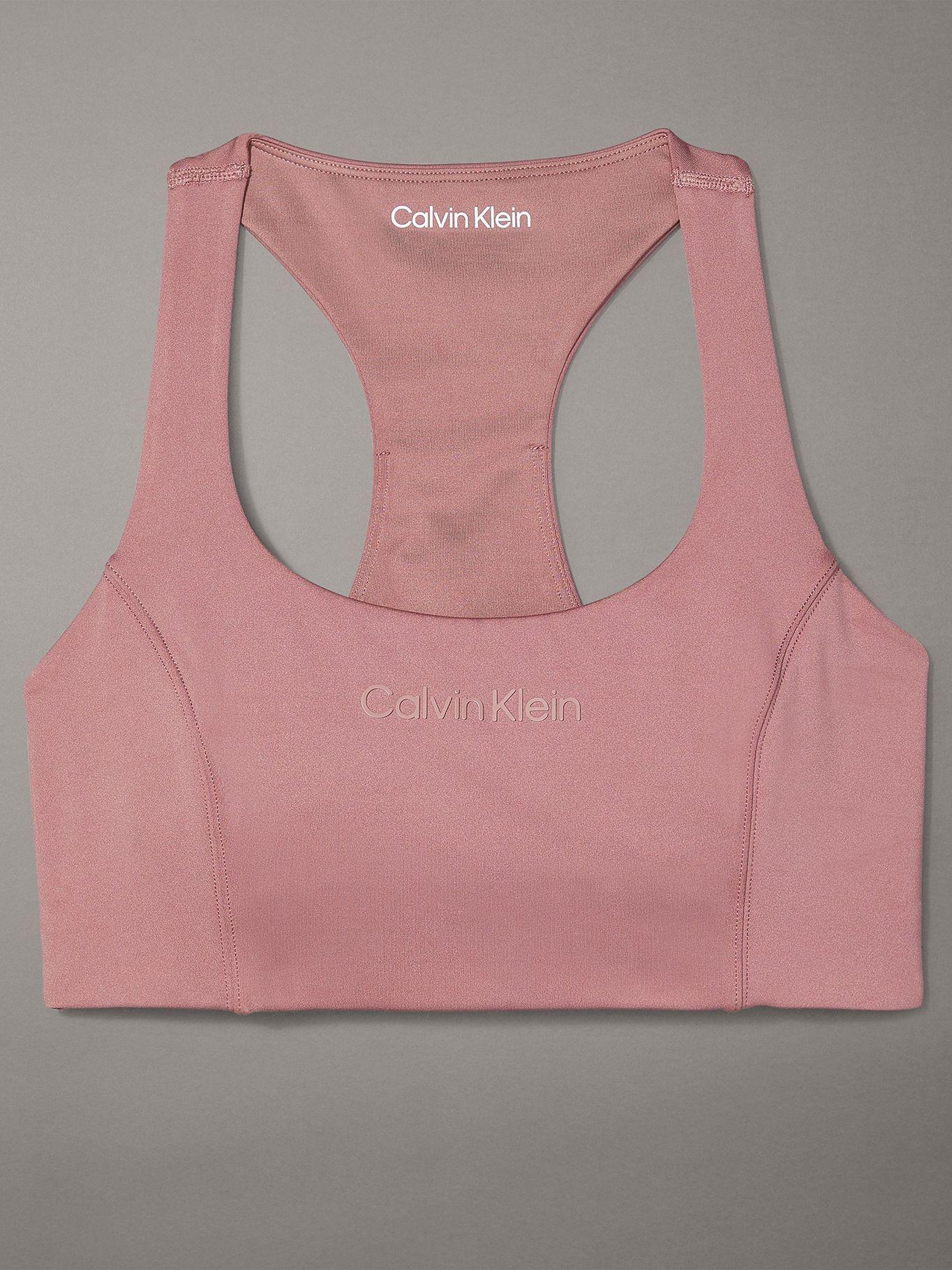 Bralette Deportivo Mediano Impacto Rosa Calvin Klein-5