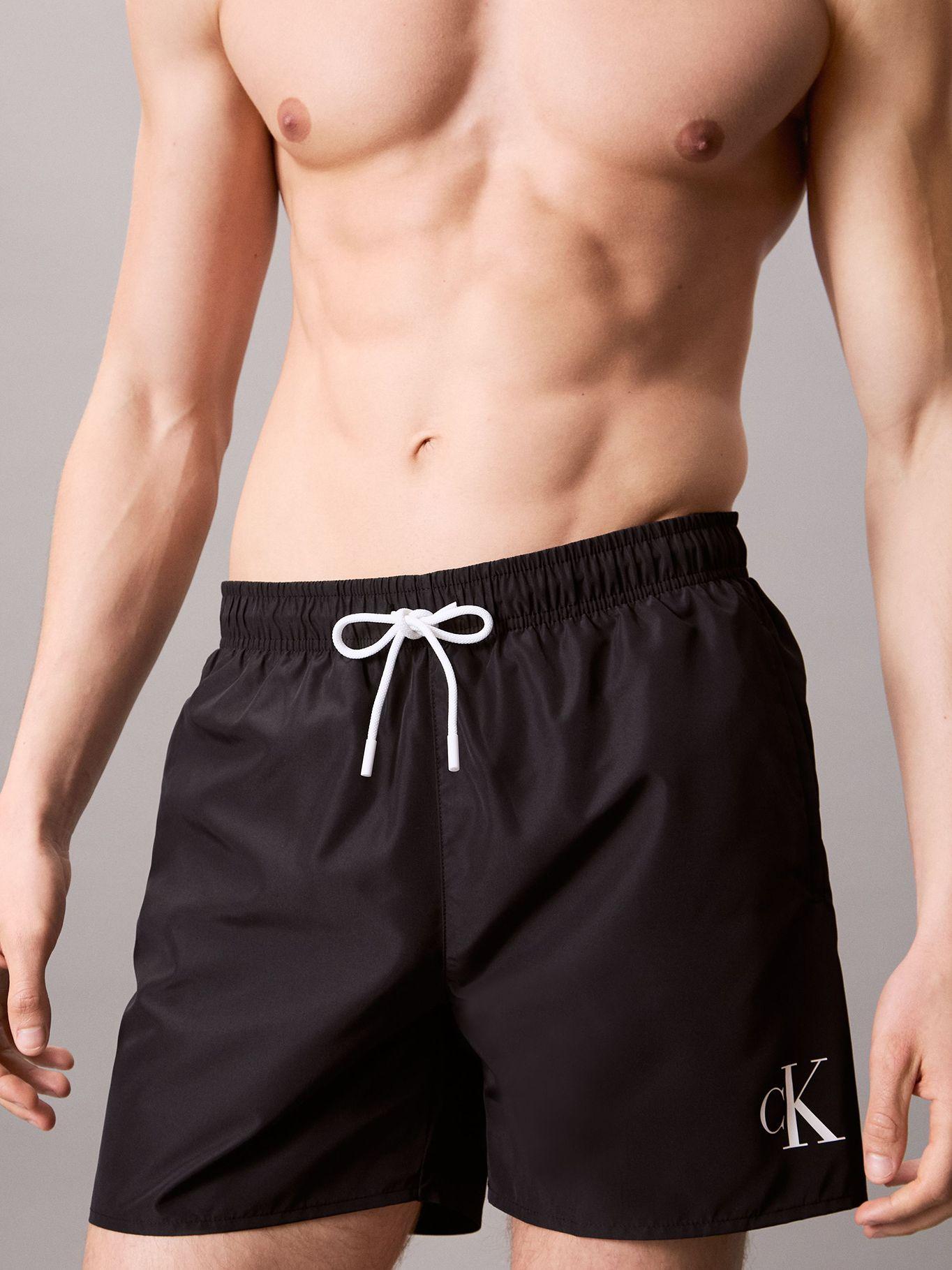 Traje de Baño Largo Ck Monogram Negro Calvin Klein-5