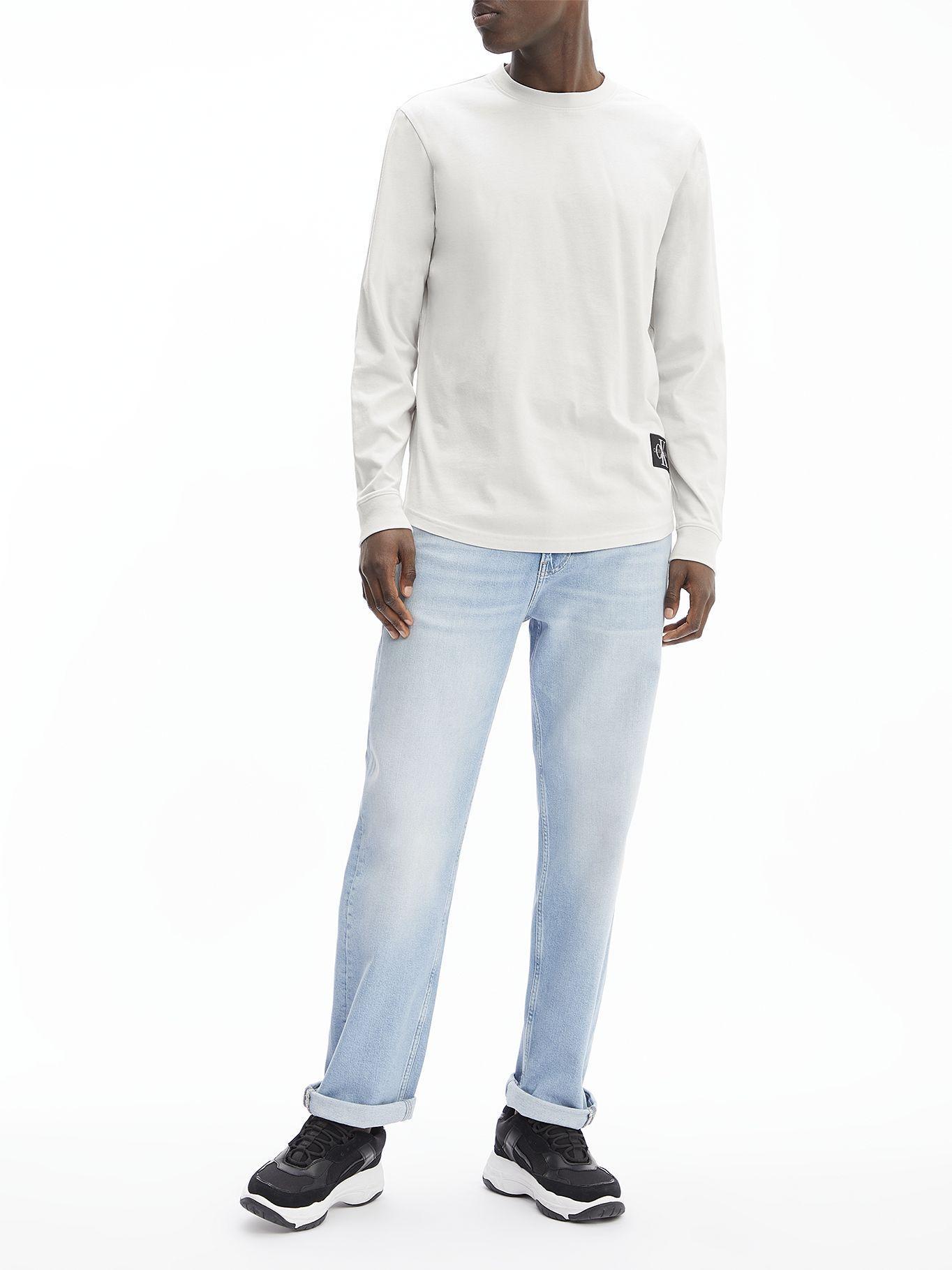 Polera Ls Round Gris Claro Calvin Klein-0