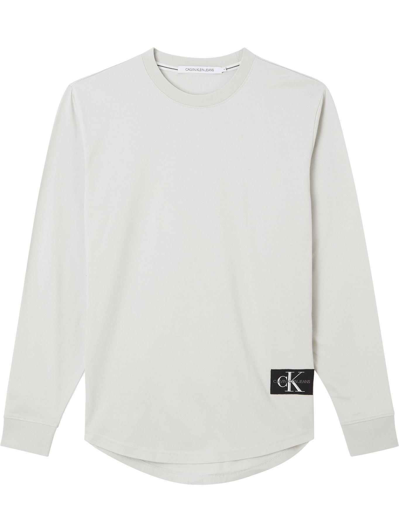 Polera Ls Round Gris Claro Calvin Klein-1