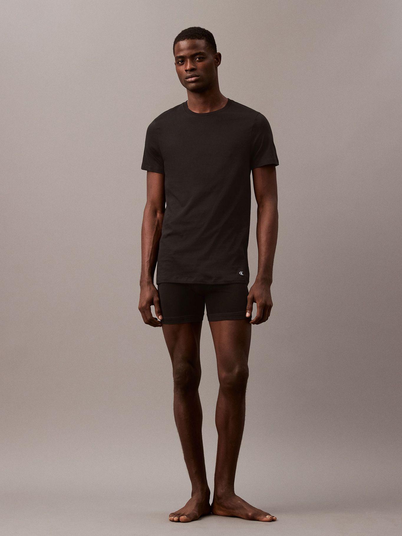 Pack 3 Camiseta Cuello Redondo Negro Calvin Klein-1
