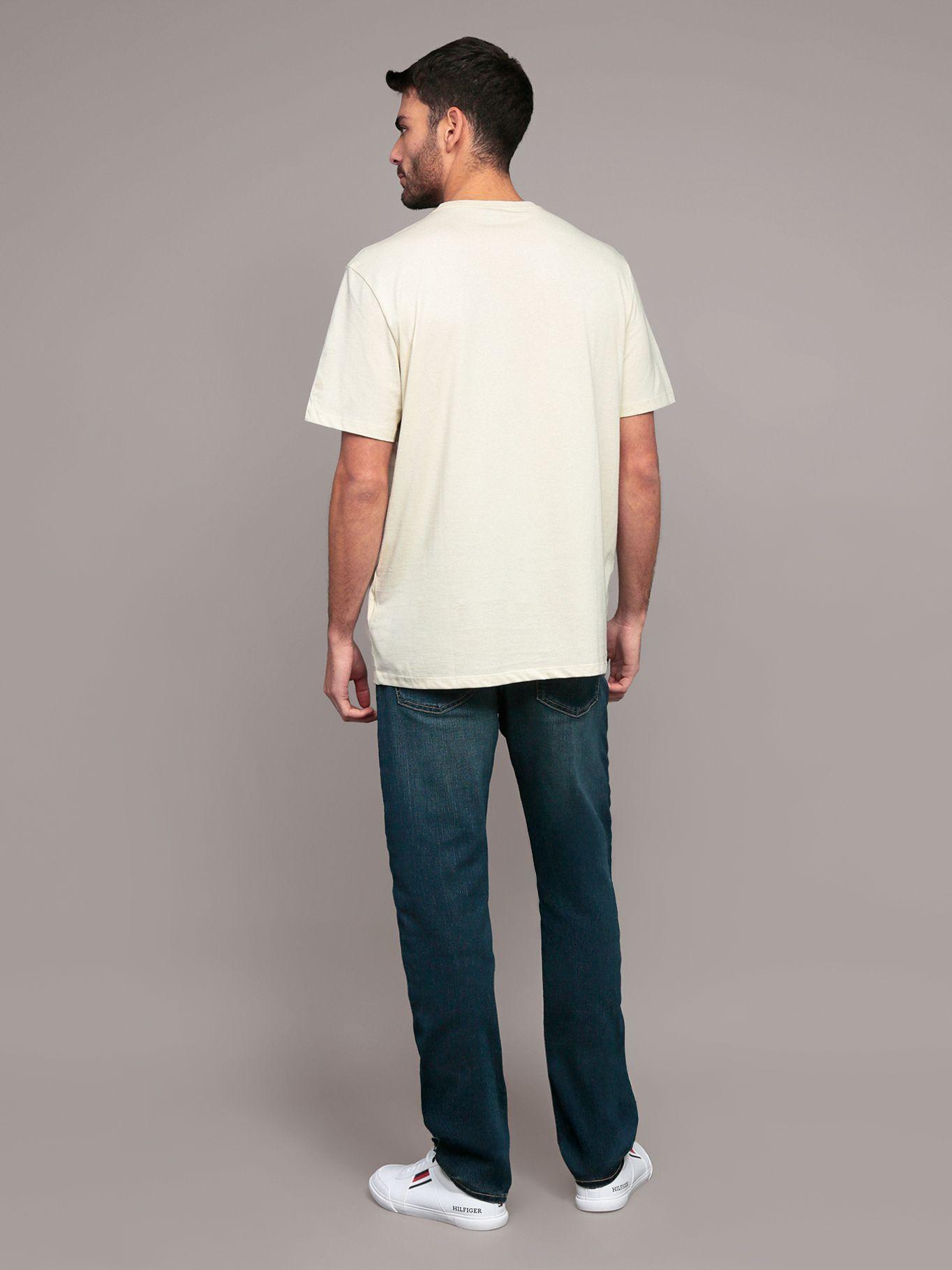 Polera con monograma Beige Calvin Klein-2