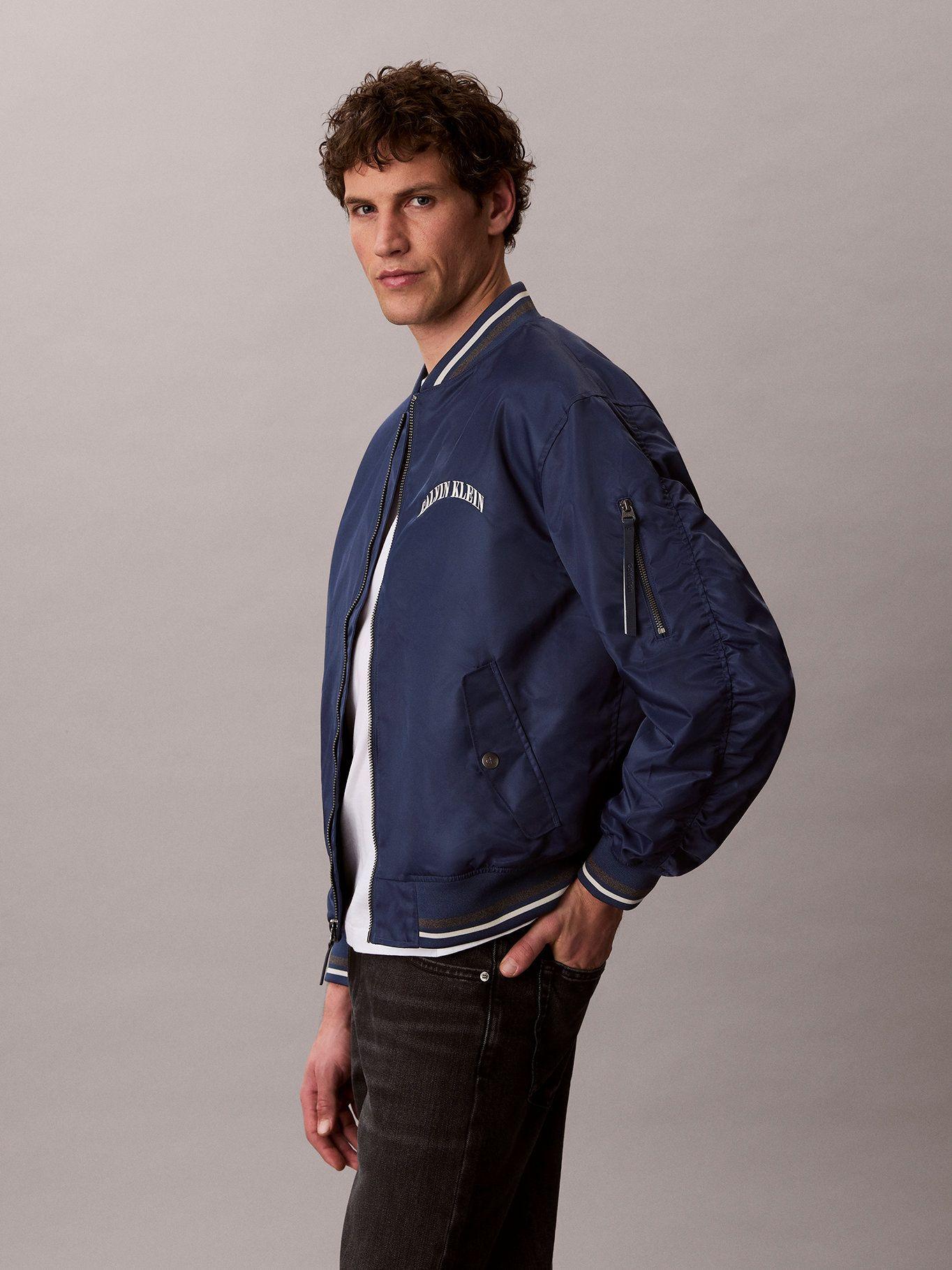 Chaqueta Bomber Heritage Classic Azul Calvin Klein-3