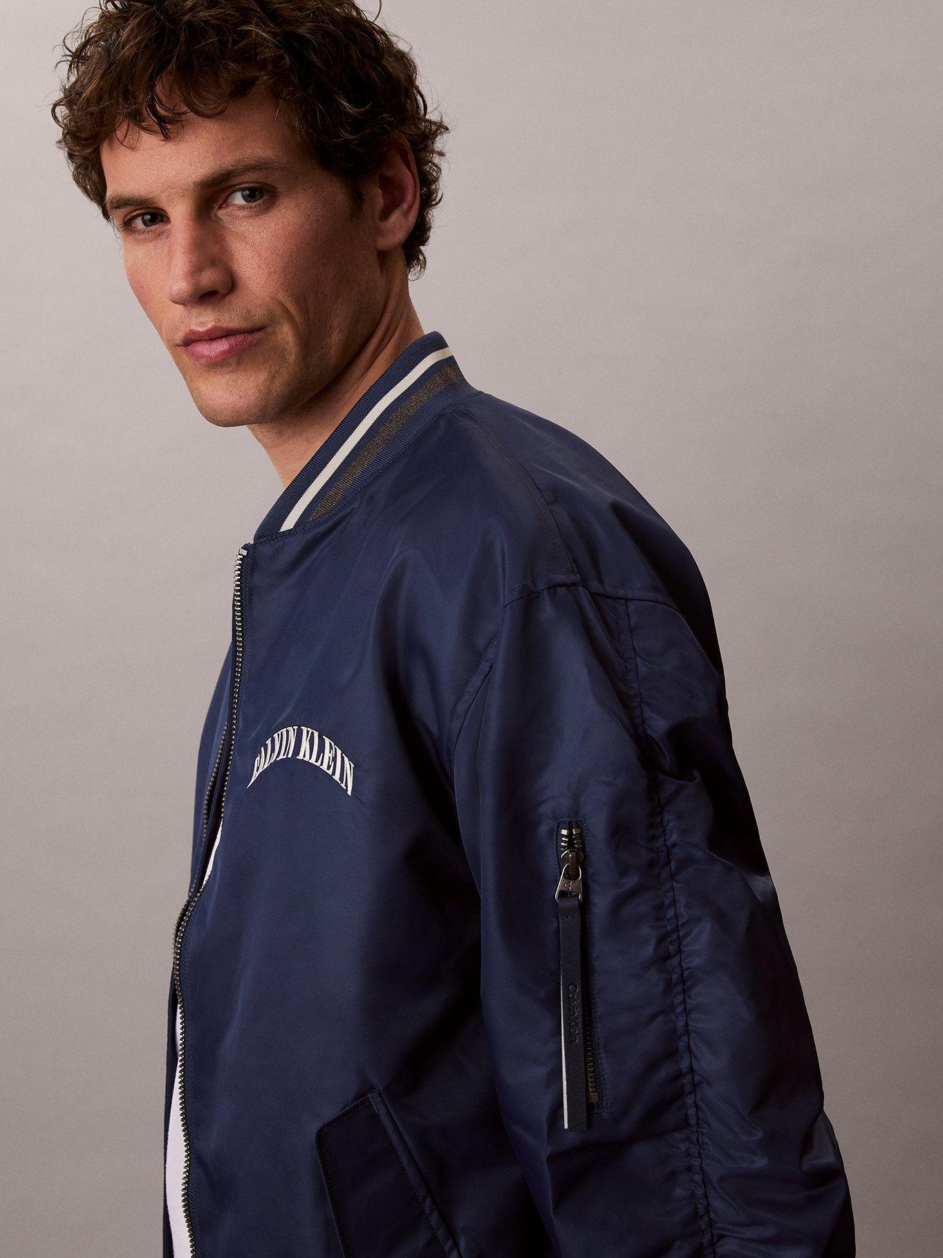 Chaqueta Bomber Heritage Classic Azul Calvin Klein-4