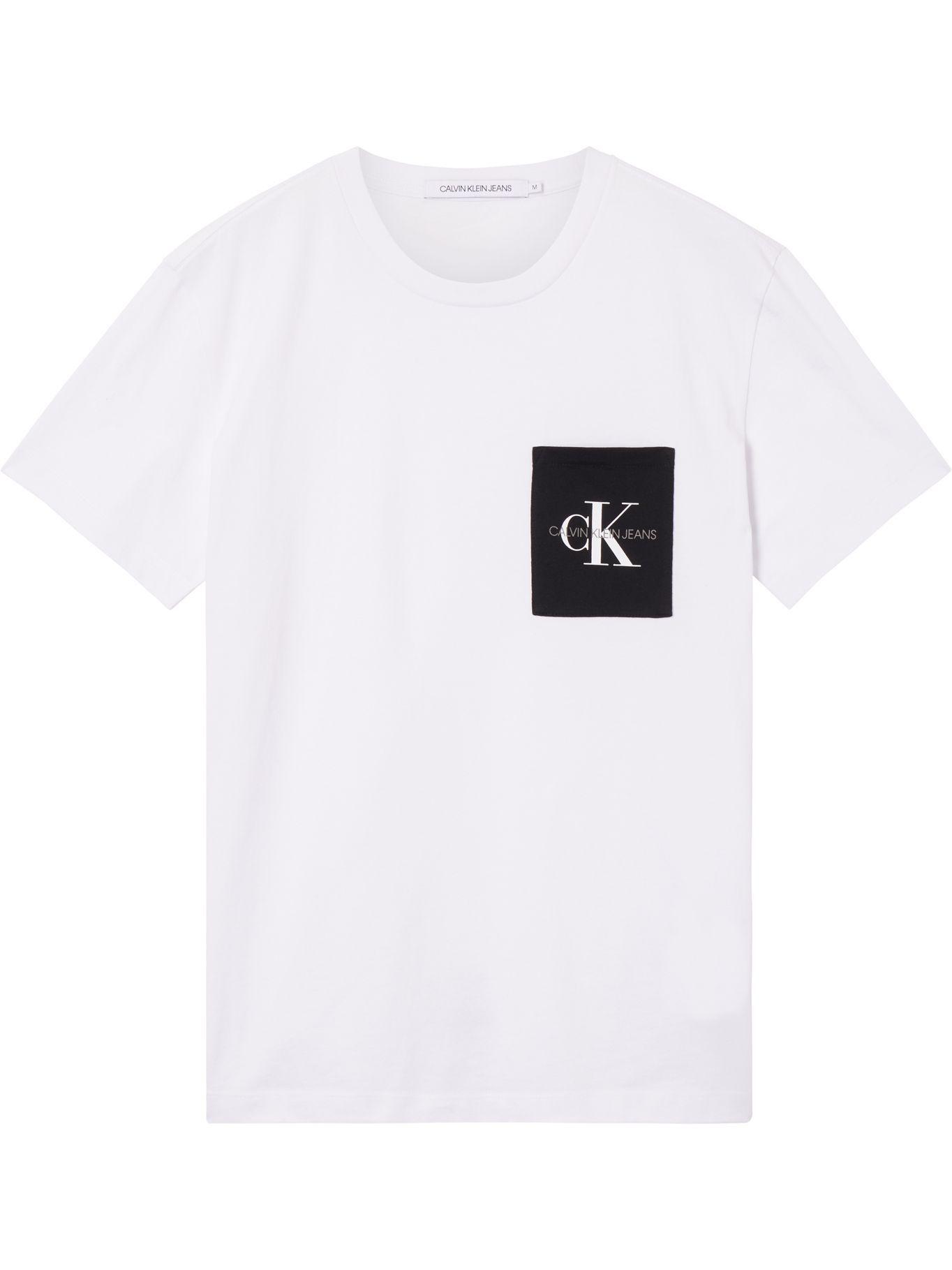 Polera Monogram Pocket Blanco Calvin Klein-0