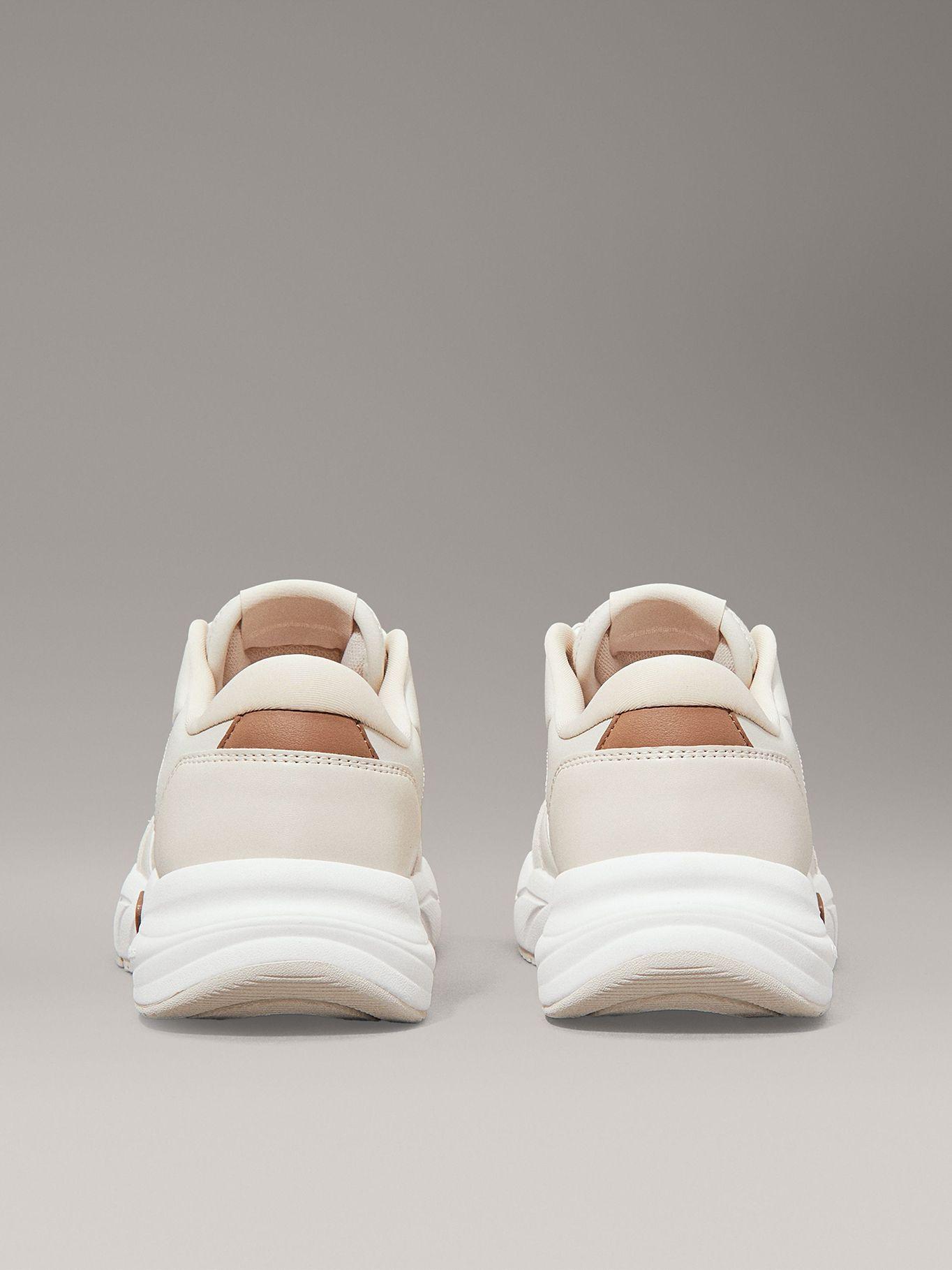 Zapatillas de Cuero Retro Beige Calvin Klein-1