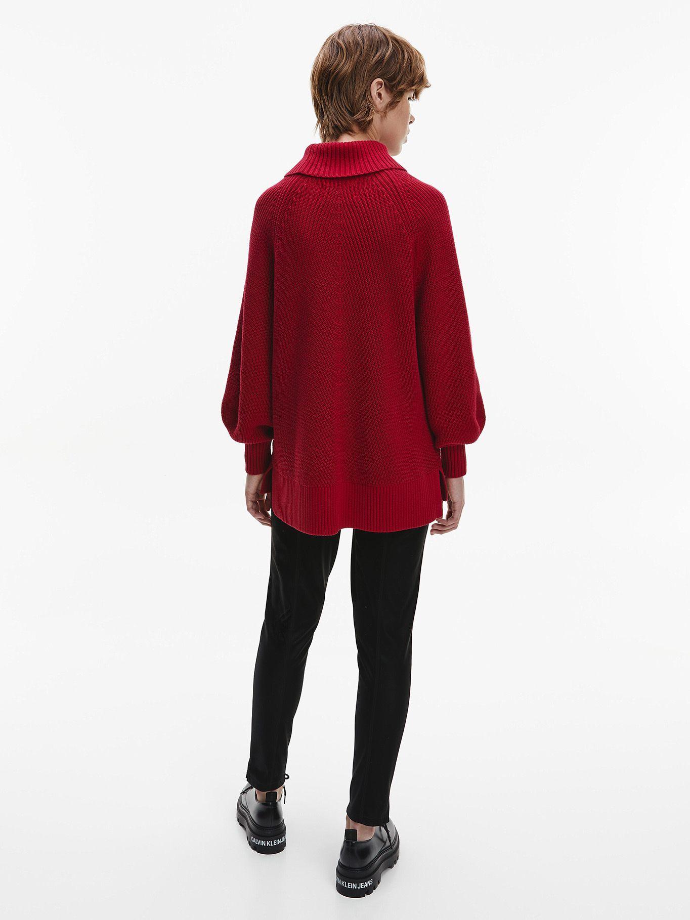 Suéter Oversized Premium Cotton Rojo Calvin Klein-2