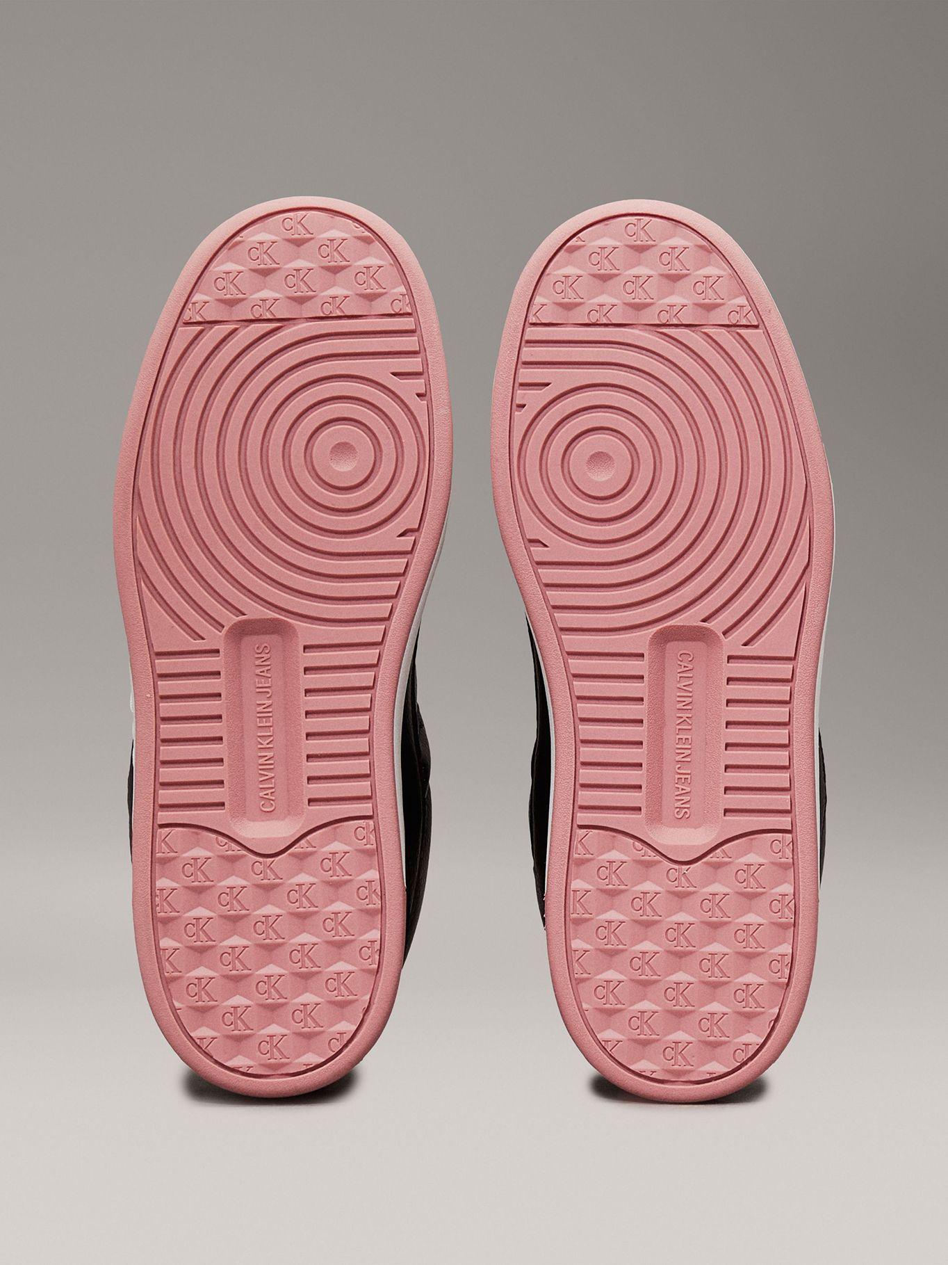 Zapatillas altas de cuero sintético Negro Calvin Klein-3