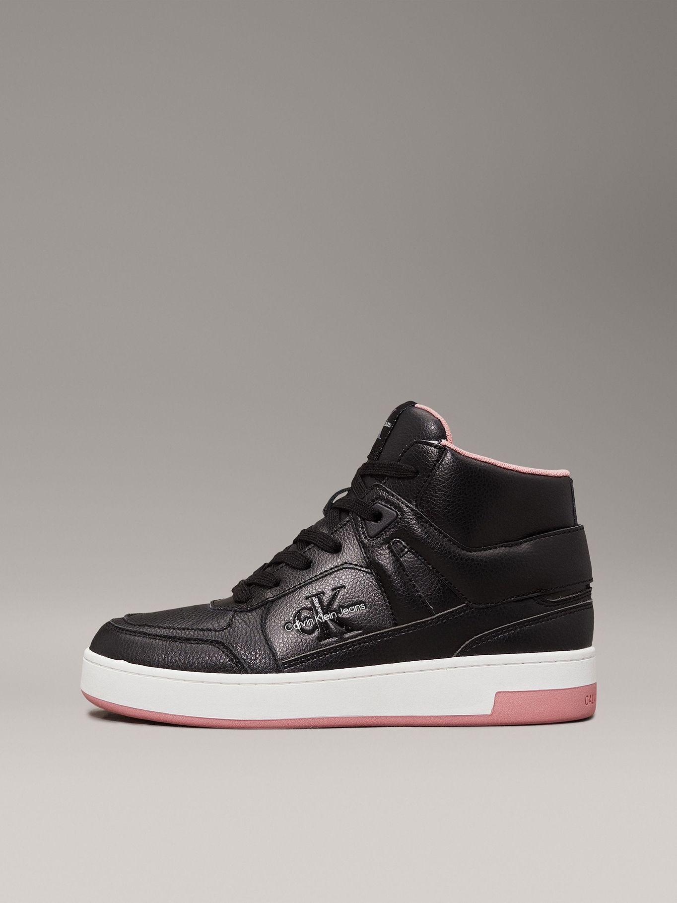 Zapatillas altas de cuero sintético Negro Calvin Klein-5