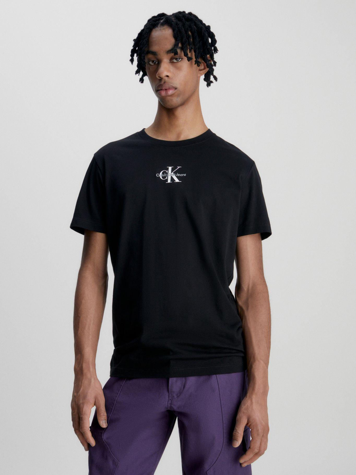 Polera Monologo Regular Negro Calvin Klein-0