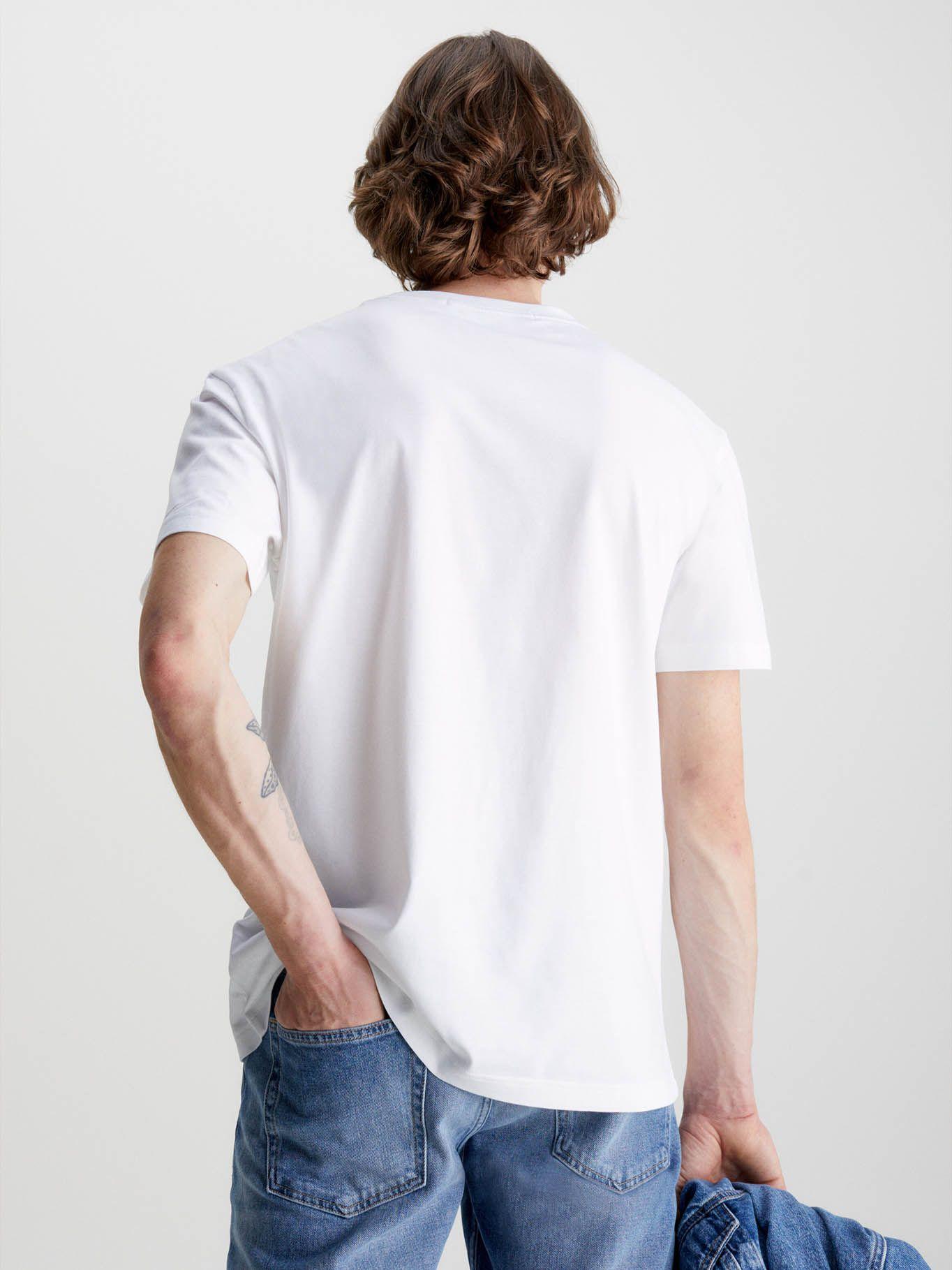 Camiseta holgada de algodón orgánico Blanco Calvin Klein J30J322870-YAF-2