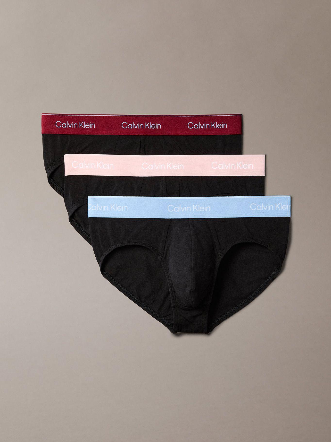 Pack De 3 Slips Icon Cotton Stretch Negro Calvin Klein-0
