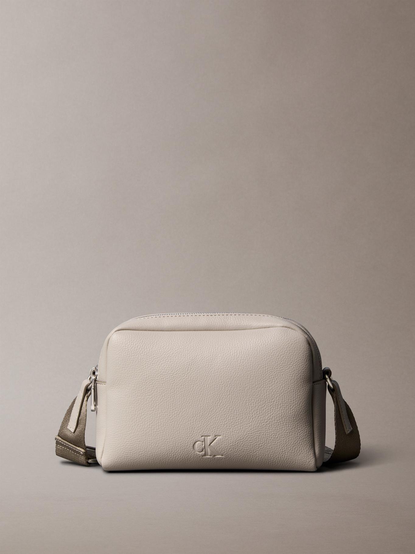 Bandolera Doble Cremallera Beige Calvin Klein-0