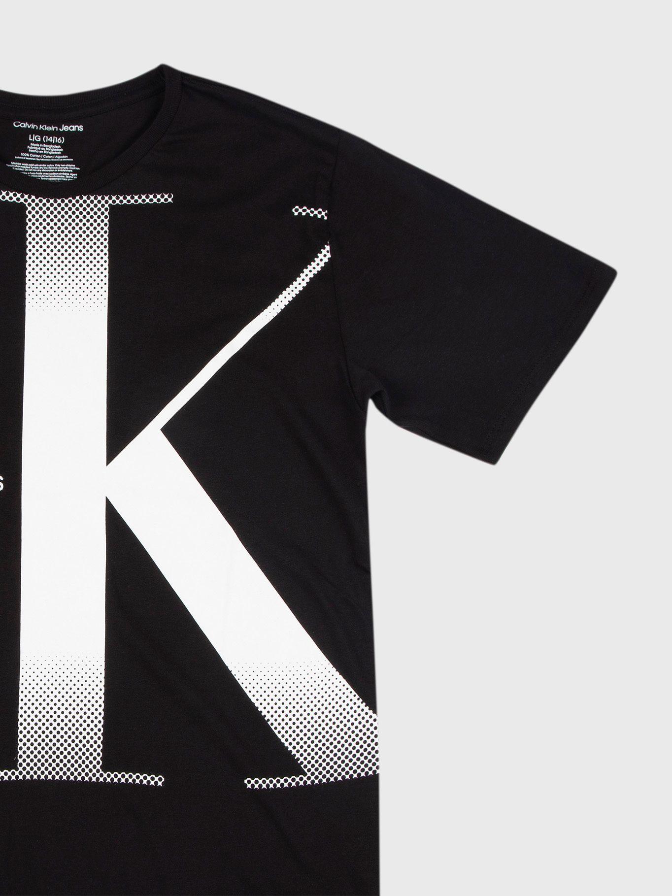 Polera Niño Fadeout Negro Calvin Klein-3