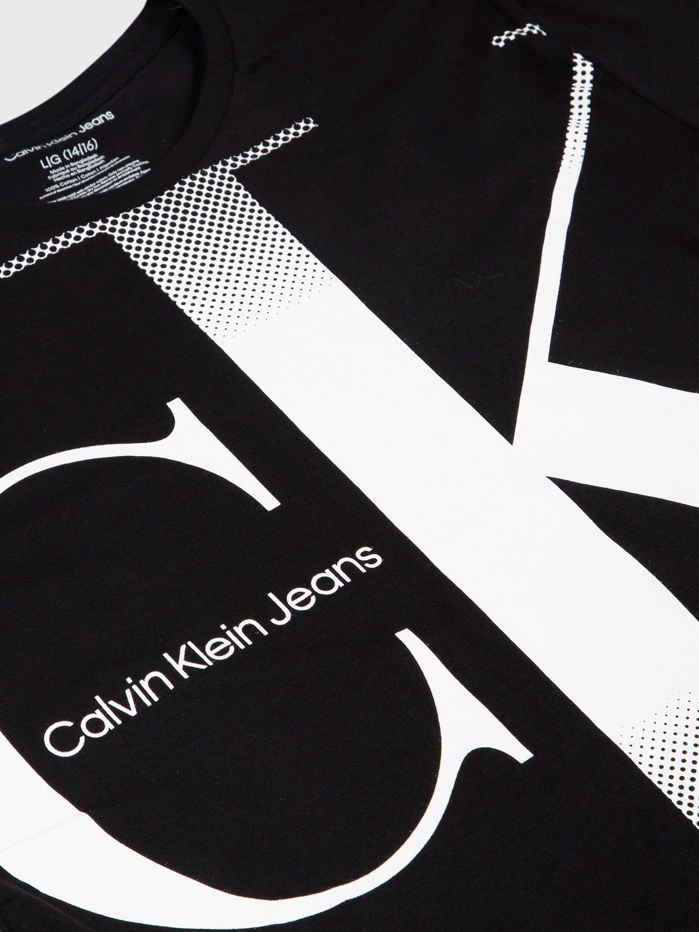 Polera Niño Fadeout Negro Calvin Klein-2