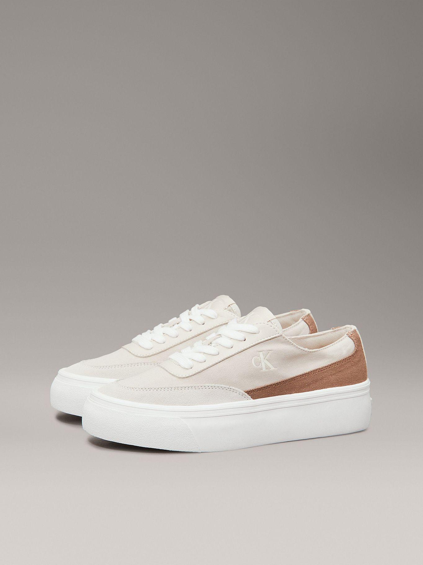 Zapatillas de Lona Flatform Beige Calvin Klein-0