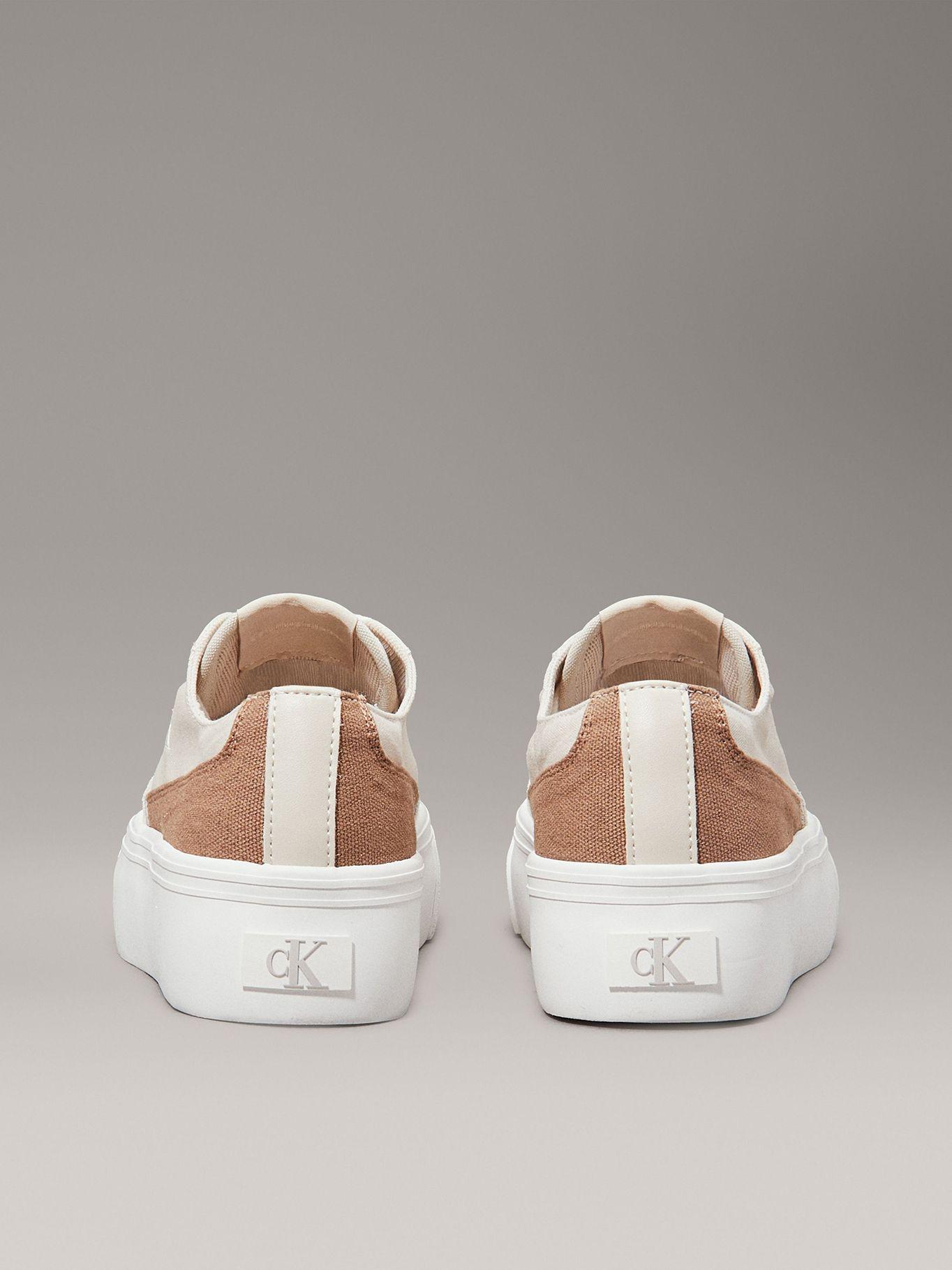 Zapatillas de Lona Flatform Beige Calvin Klein-1