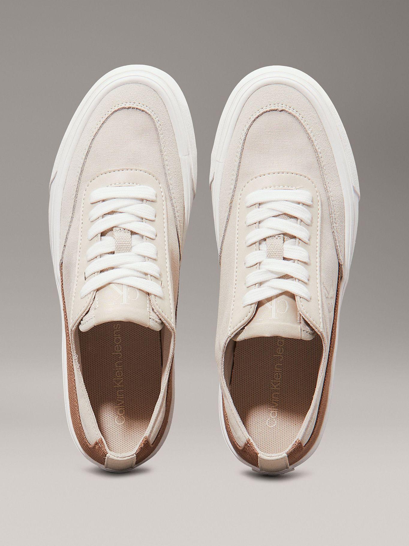 Zapatillas de Lona Flatform Beige Calvin Klein-2
