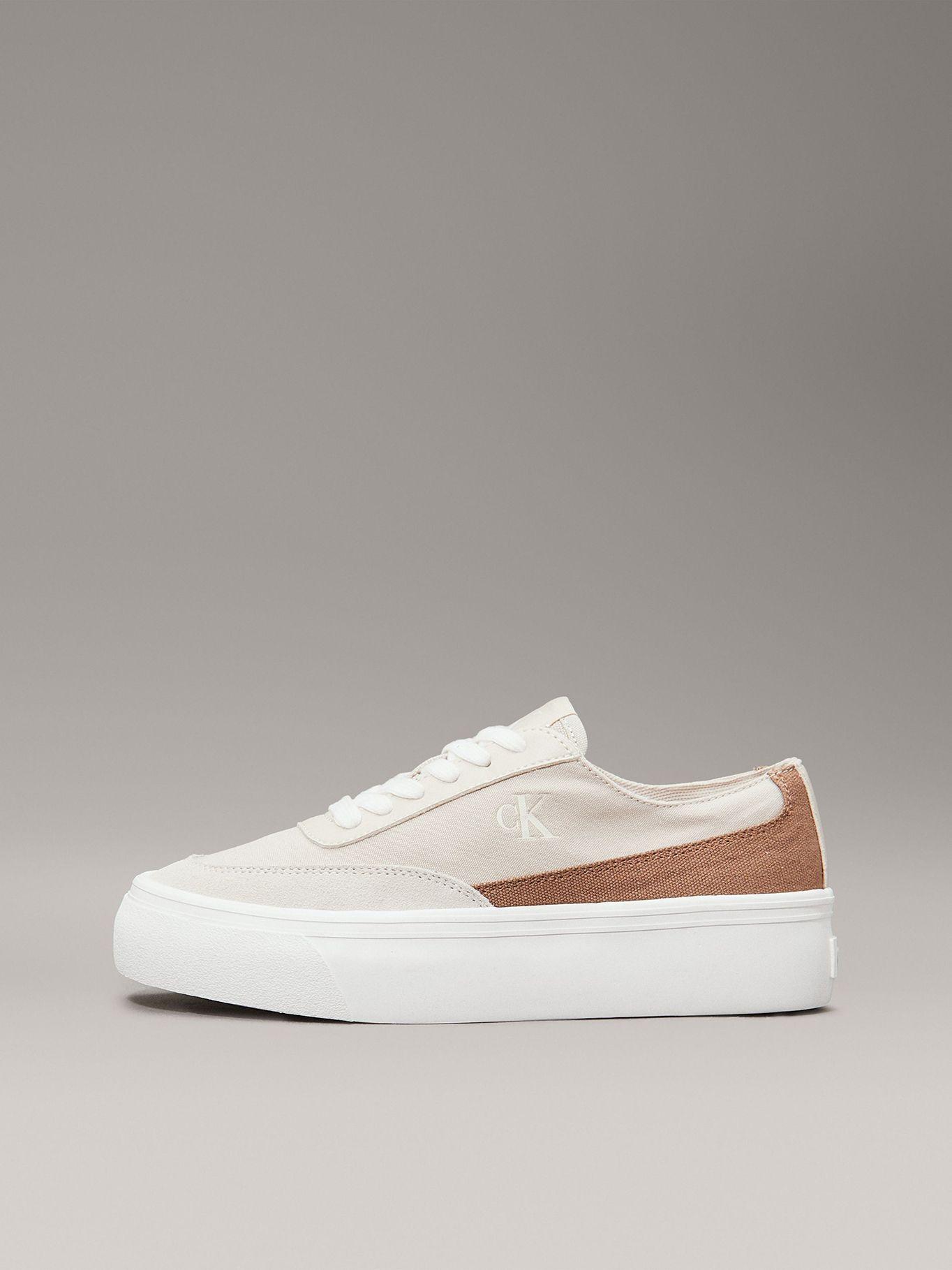 Zapatillas de Lona Flatform Beige Calvin Klein-5