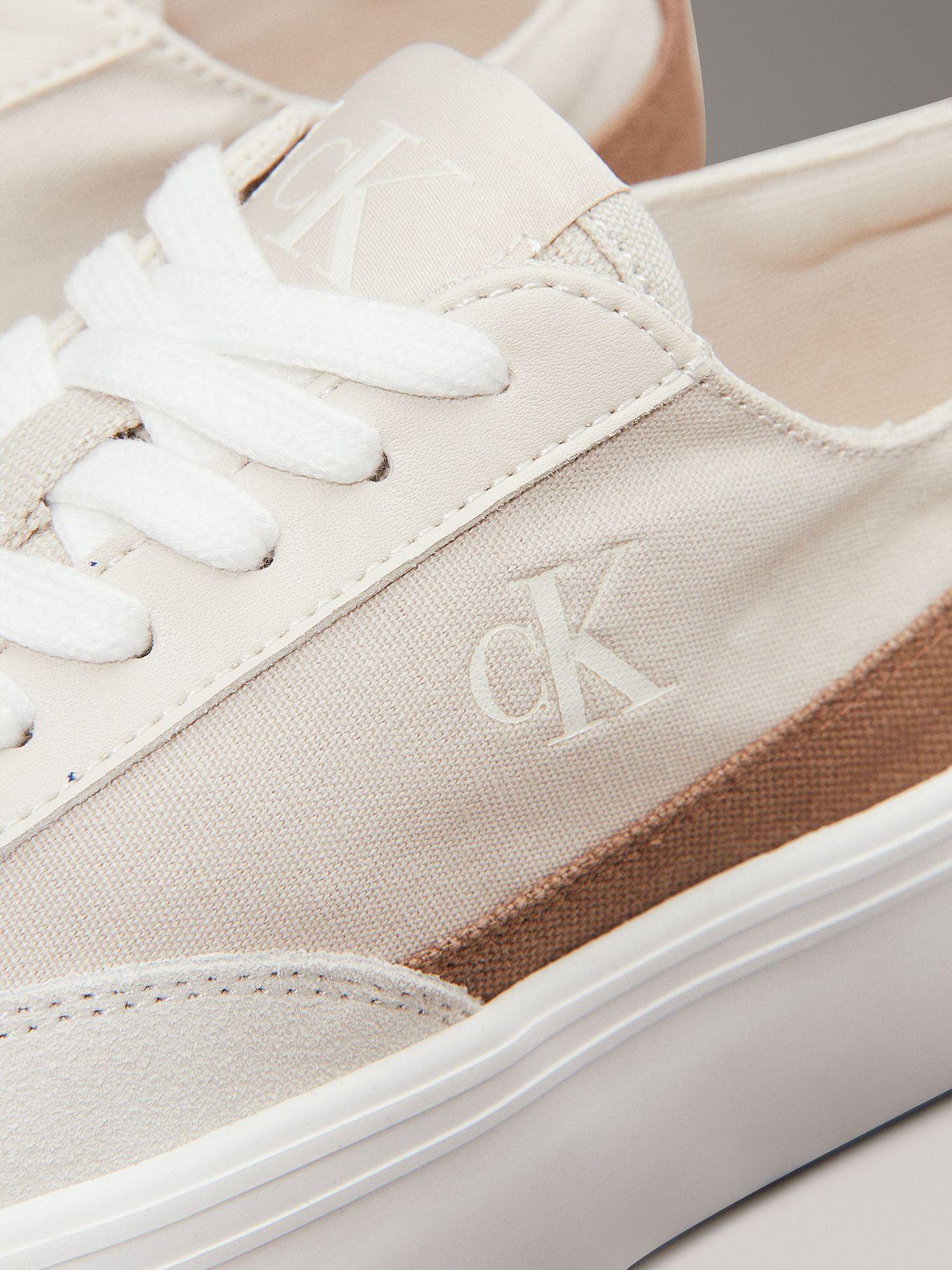 Zapatillas de Lona Flatform Beige Calvin Klein-6