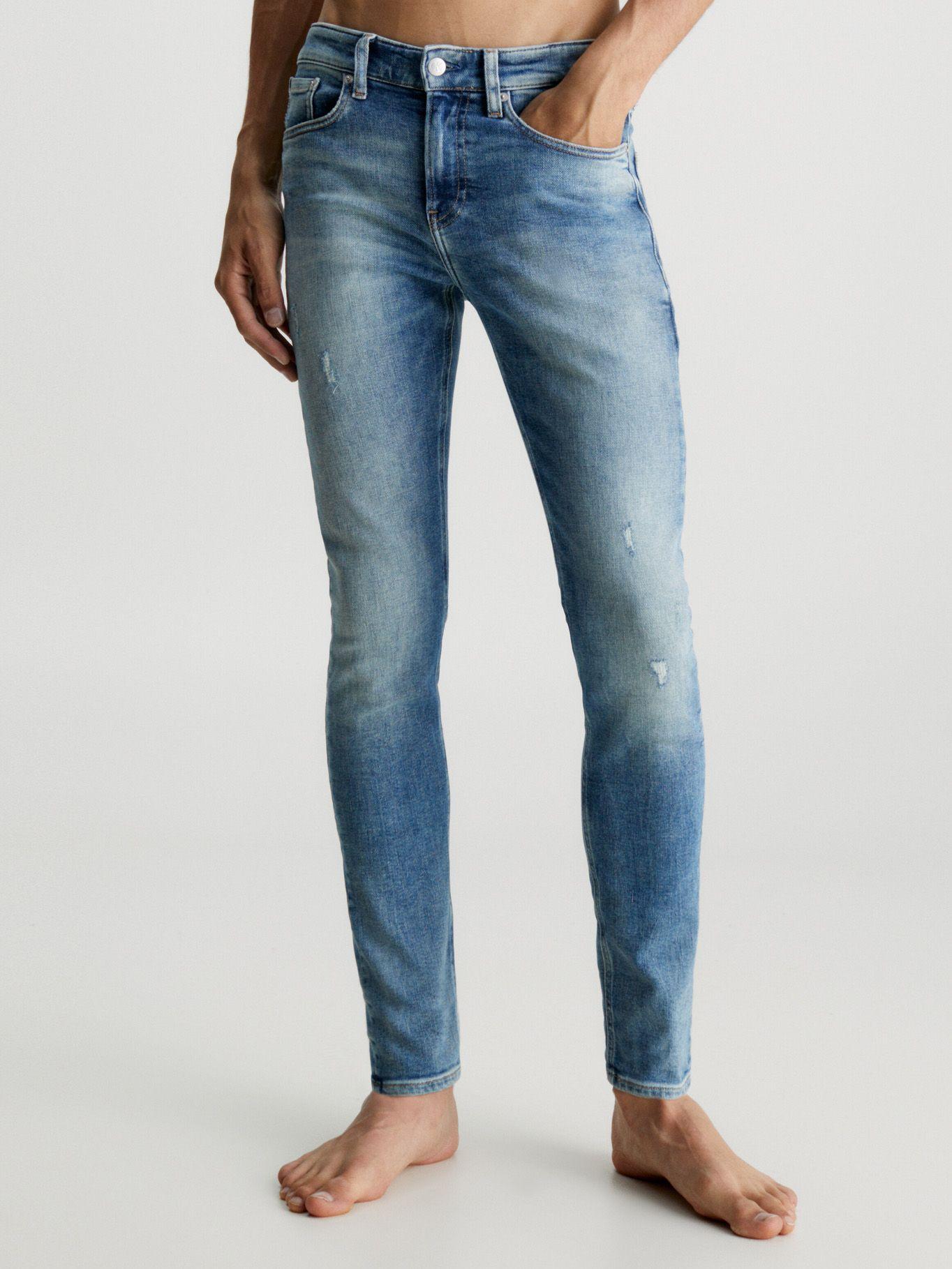 Jeans Skinny Azul 1A4 Calvin Klein-0