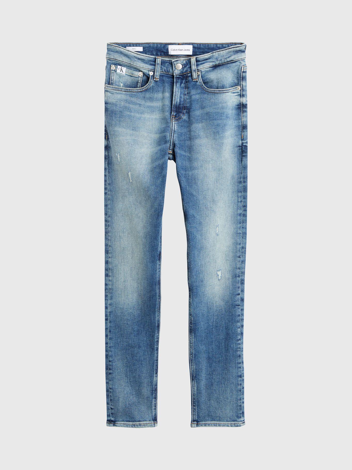 Jeans Skinny Azul 1A4 Calvin Klein-4