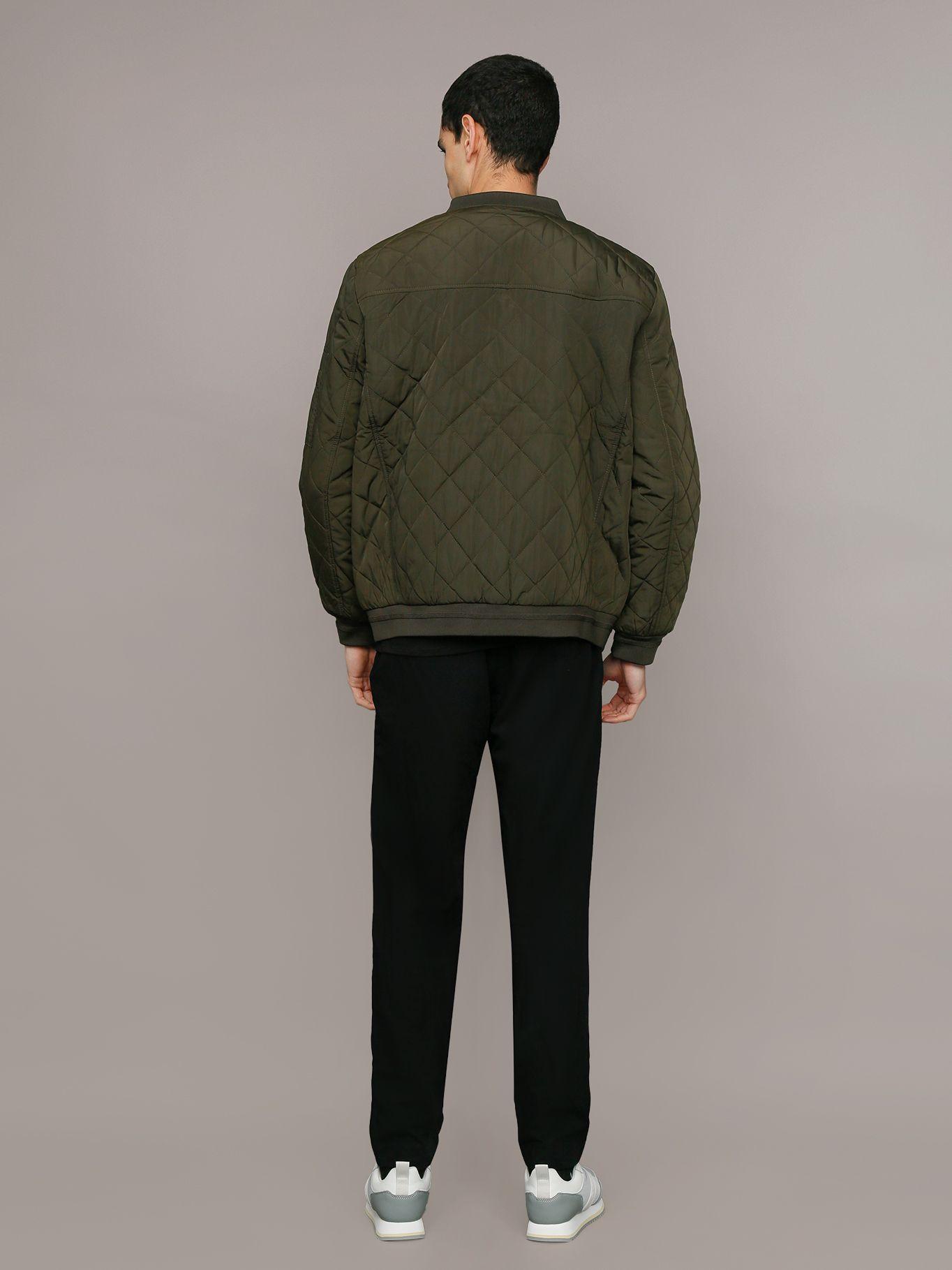 Chaqueta Quilted Con Cremallera Verde Calvin Klein-2