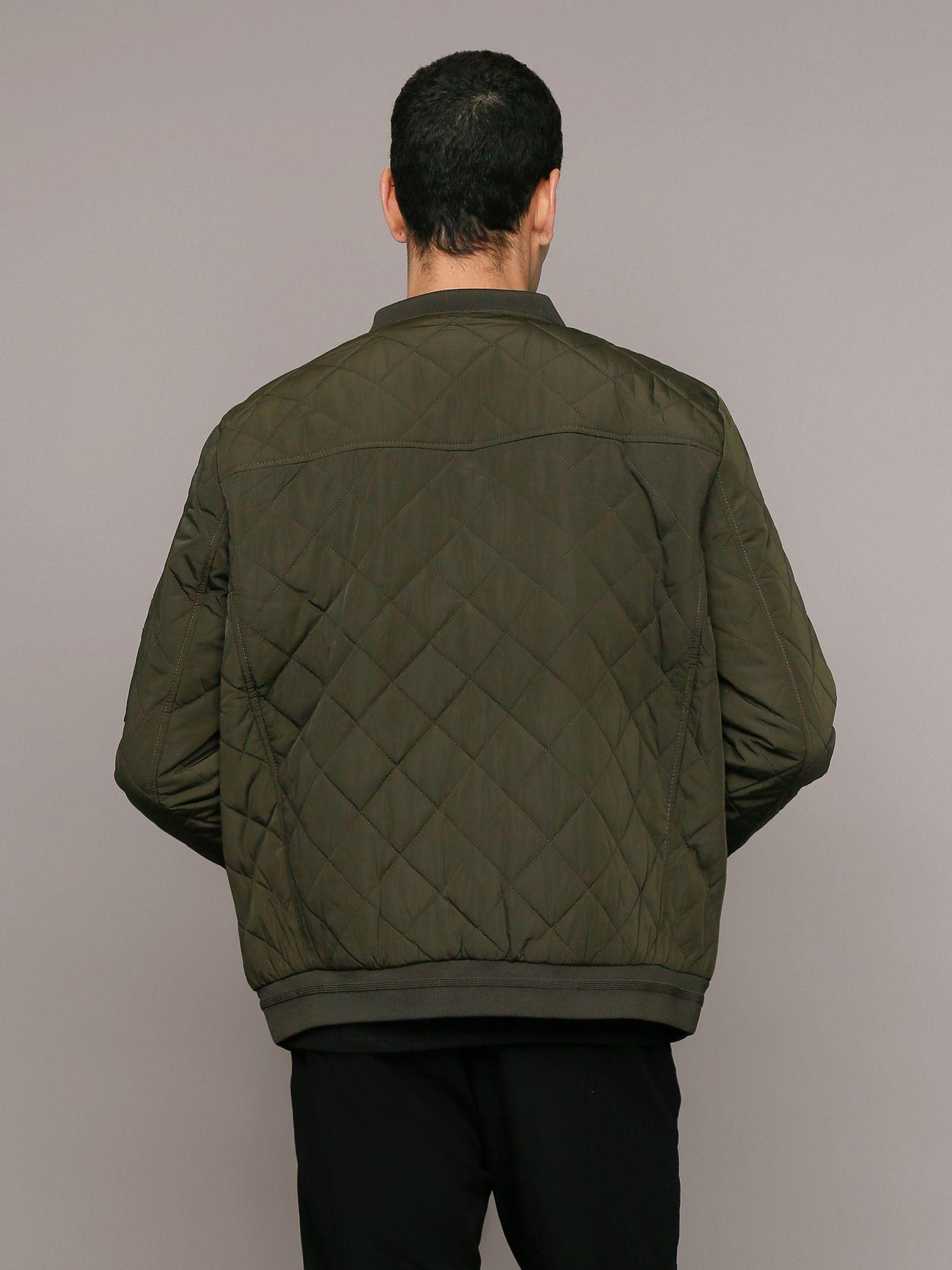 Chaqueta Quilted Con Cremallera Verde Calvin Klein-3